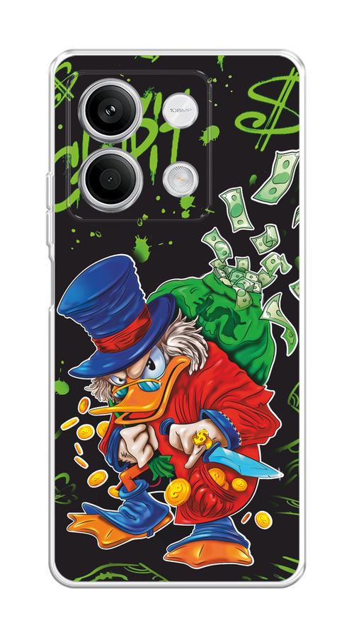 Чехол на Xiaomi Redmi Note 13 5G "Скрудж Макдак с мешком денег", Красный;синий;зеленый;черный, 320050-1
Чехол на Xiaomi Redmi Note 13 5G "Скрудж Макдак с мешком денег", Красный;синий;зеленый;черный, 320050-1