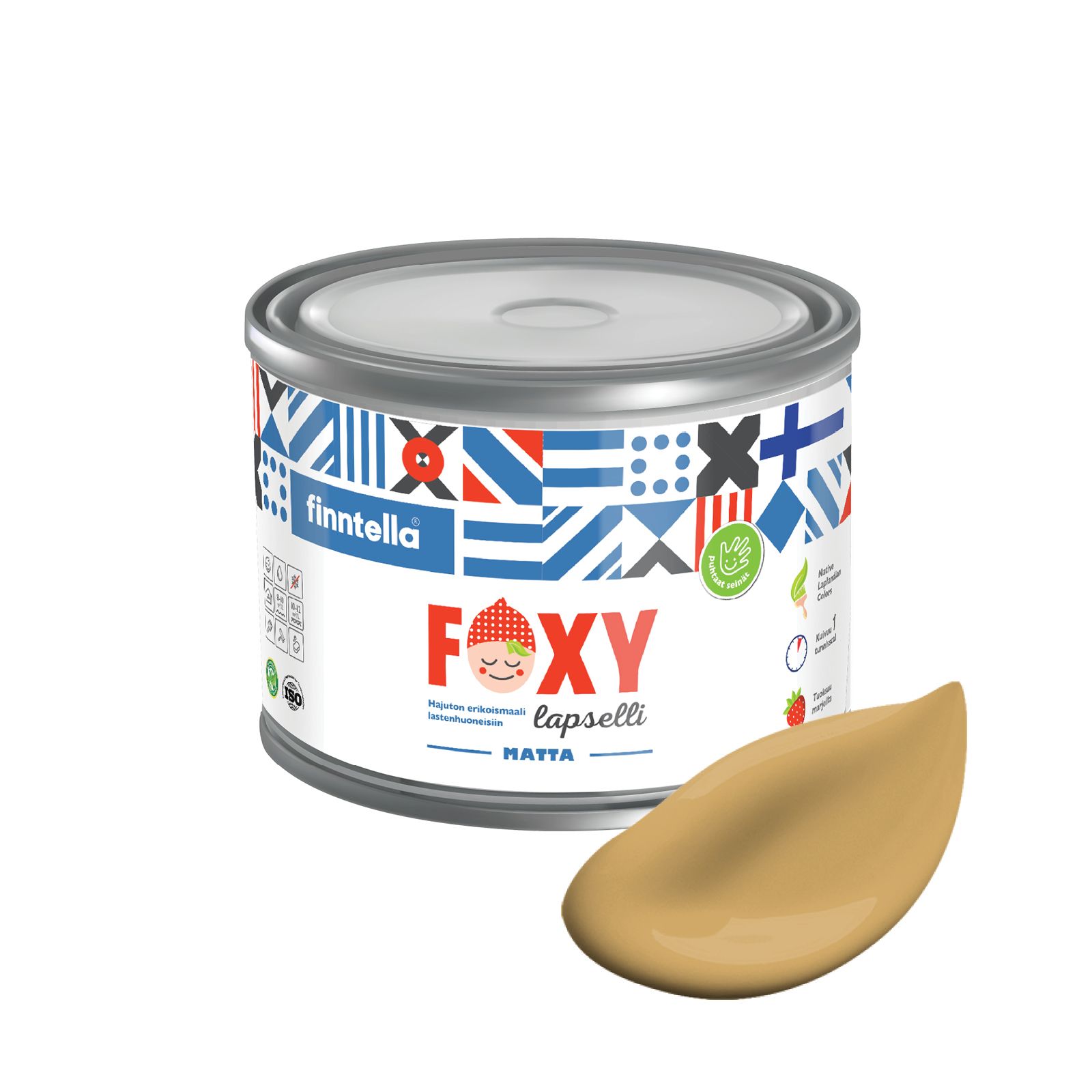 Краска для детской комнаты FOXY LAPSELLI matte, финская краска, матовая, моющаяся, цвет HI, Коричневый, для детской комнаты FOXY LAPSELLI matte, финская матовая, моющаяся
Краска для детской комнаты FOXY LAPSELLI matte, финская краска, матовая, моющаяся, цвет HI, Коричневый, для детской комнаты FOXY LAPSELLI matte, финская матовая, моющаяся