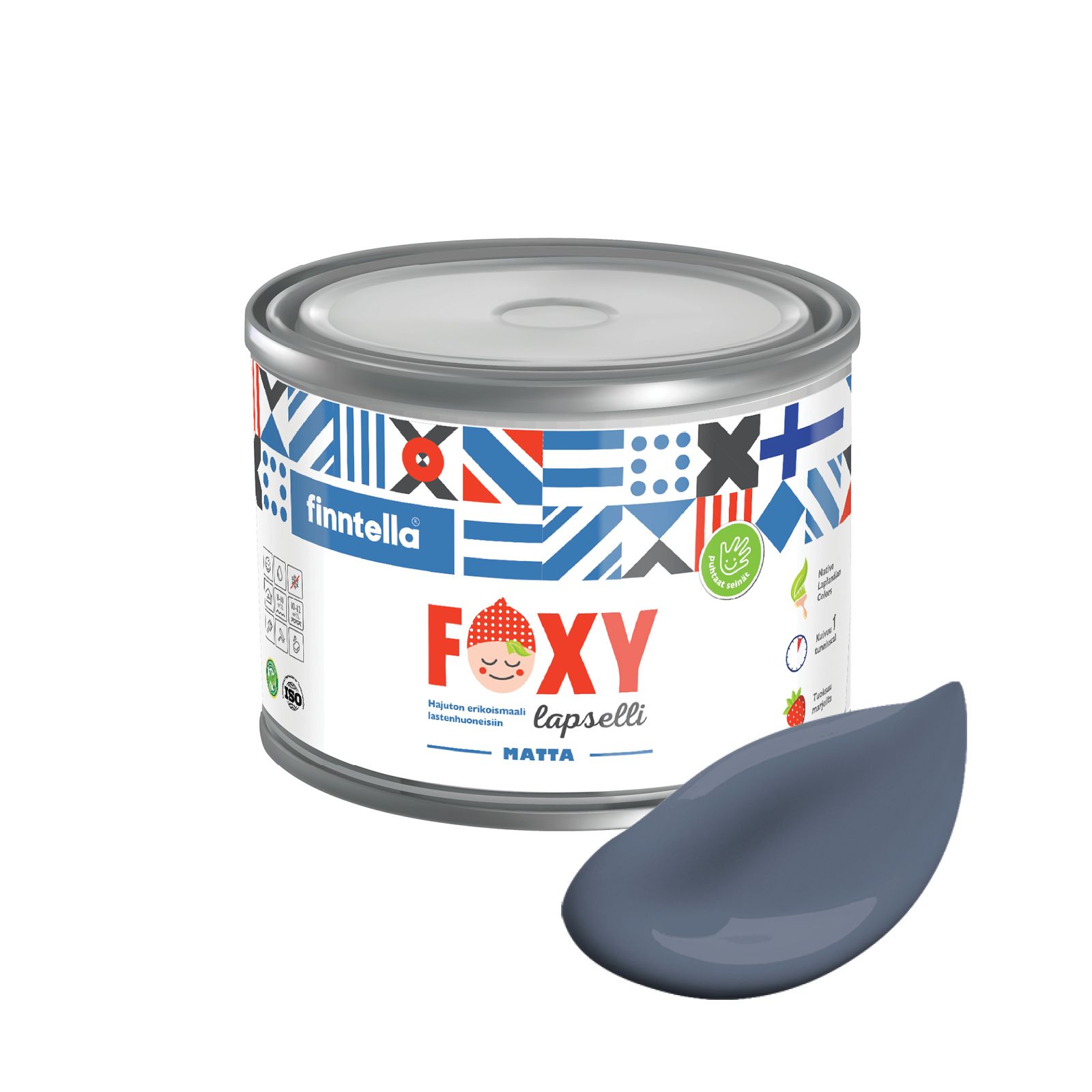 Краска для детской комнаты FOXY LAPSELLI matte, финская краска, матовая, моющаяся, цвет PI, Серый, для детской комнаты FOXY LAPSELLI matte, финская матовая, моющаяся
Краска для детской комнаты FOXY LAPSELLI matte, финская краска, матовая, моющаяся, цвет PI, Серый, для детской комнаты FOXY LAPSELLI matte, финская матовая, моющаяся