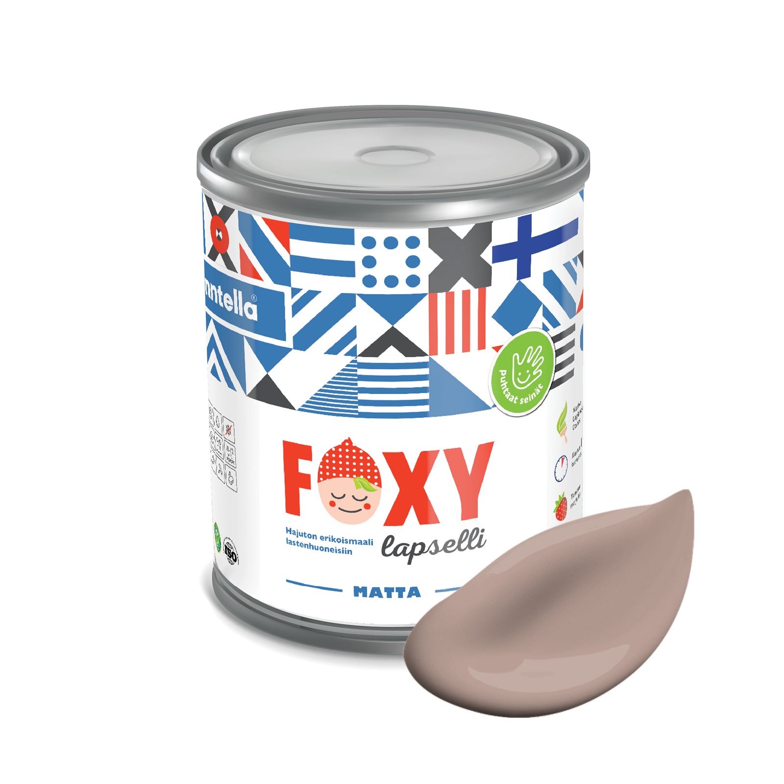 Краска для детской комнаты FOXY LAPSELLI matte, финская краска, матовая, моющаяся, цвет MU, Бежевый, для детской комнаты FOXY LAPSELLI matte, финская матовая, моющаяся
Краска для детской комнаты FOXY LAPSELLI matte, финская краска, матовая, моющаяся, цвет MU, Бежевый, для детской комнаты FOXY LAPSELLI matte, финская матовая, моющаяся