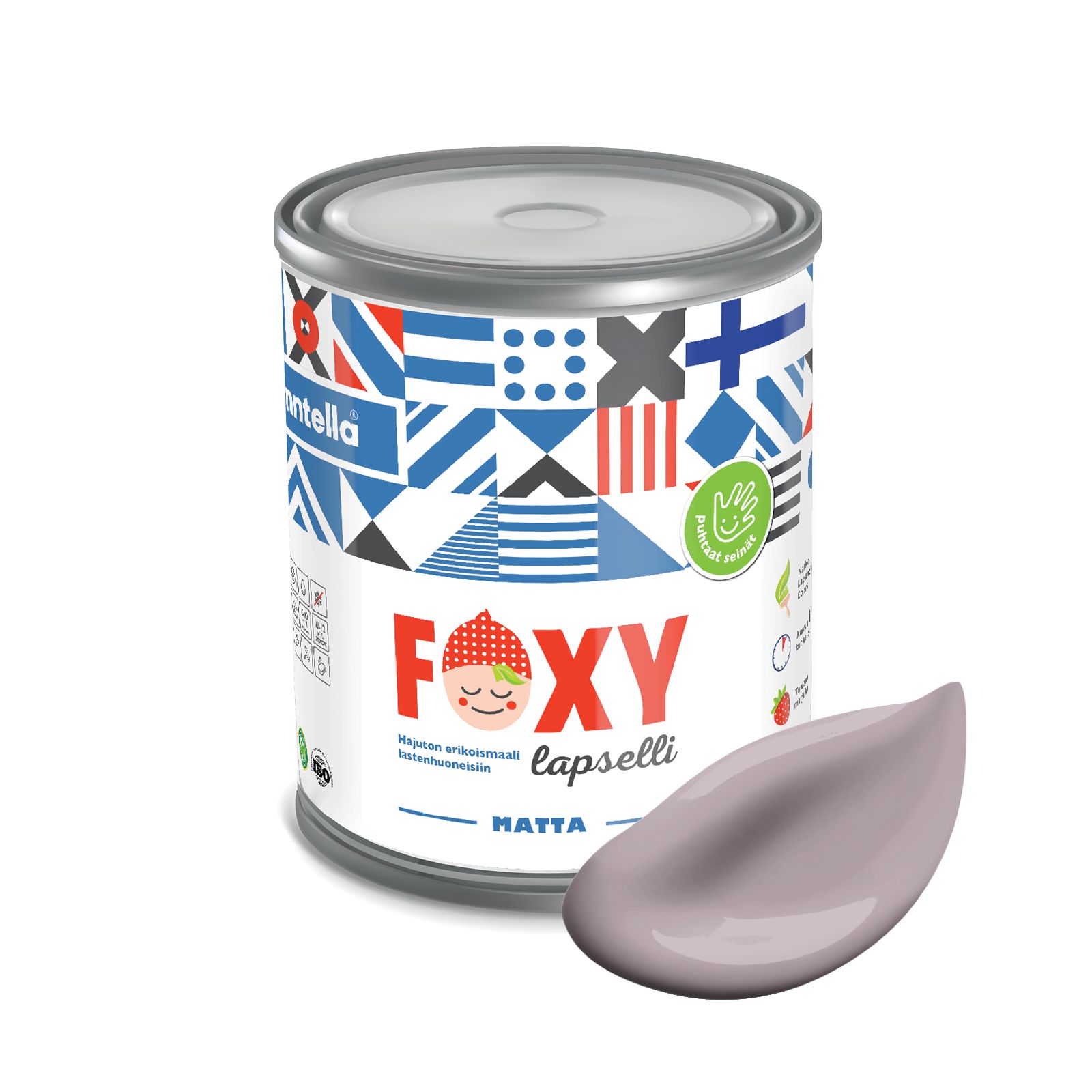 Краска для детской комнаты FOXY LAPSELLI matte, финская краска, матовая, моющаяся, цвет LI, Серый, для детской комнаты FOXY LAPSELLI matte, финская матовая, моющаяся
Краска для детской комнаты FOXY LAPSELLI matte, финская краска, матовая, моющаяся, цвет LI, Серый, для детской комнаты FOXY LAPSELLI matte, финская матовая, моющаяся
