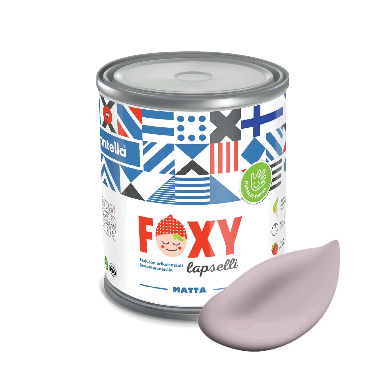 Краска для детской комнаты FOXY LAPSELLI matte, финская краска, матовая, моющаяся, цвет RU, Розовый, для детской комнаты FOXY LAPSELLI matte, финская матовая, моющаяся
Краска для детской комнаты FOXY LAPSELLI matte, финская краска, матовая, моющаяся, цвет RU, Розовый, для детской комнаты FOXY LAPSELLI matte, финская матовая, моющаяся