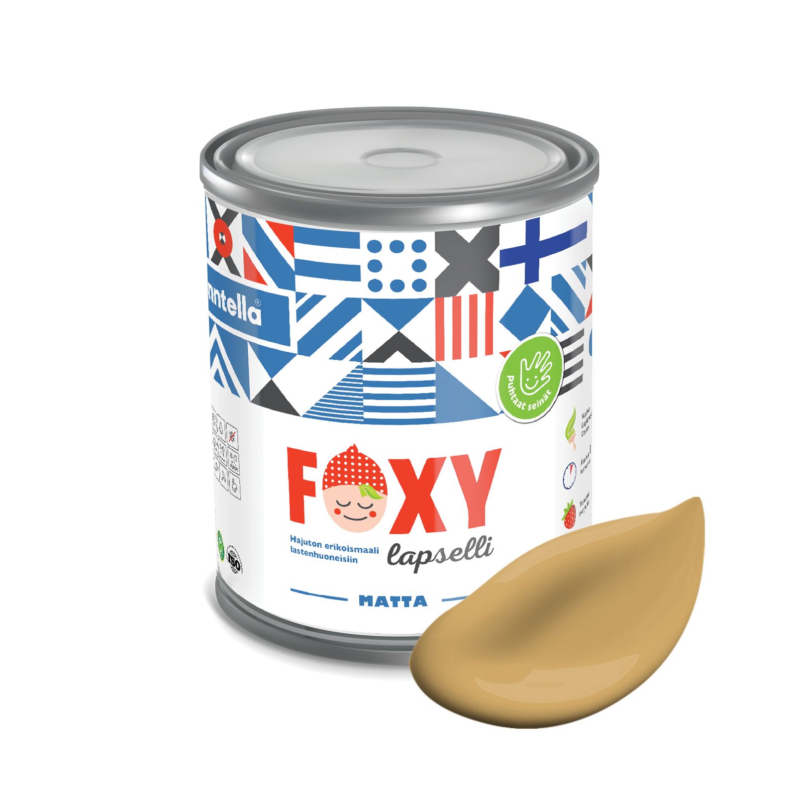 Краска для детской комнаты FOXY LAPSELLI matte, финская краска, матовая, моющаяся, цвет HI, Коричневый, для детской комнаты FOXY LAPSELLI matte, финская матовая, моющаяся
Краска для детской комнаты FOXY LAPSELLI matte, финская краска, матовая, моющаяся, цвет HI, Коричневый, для детской комнаты FOXY LAPSELLI matte, финская матовая, моющаяся