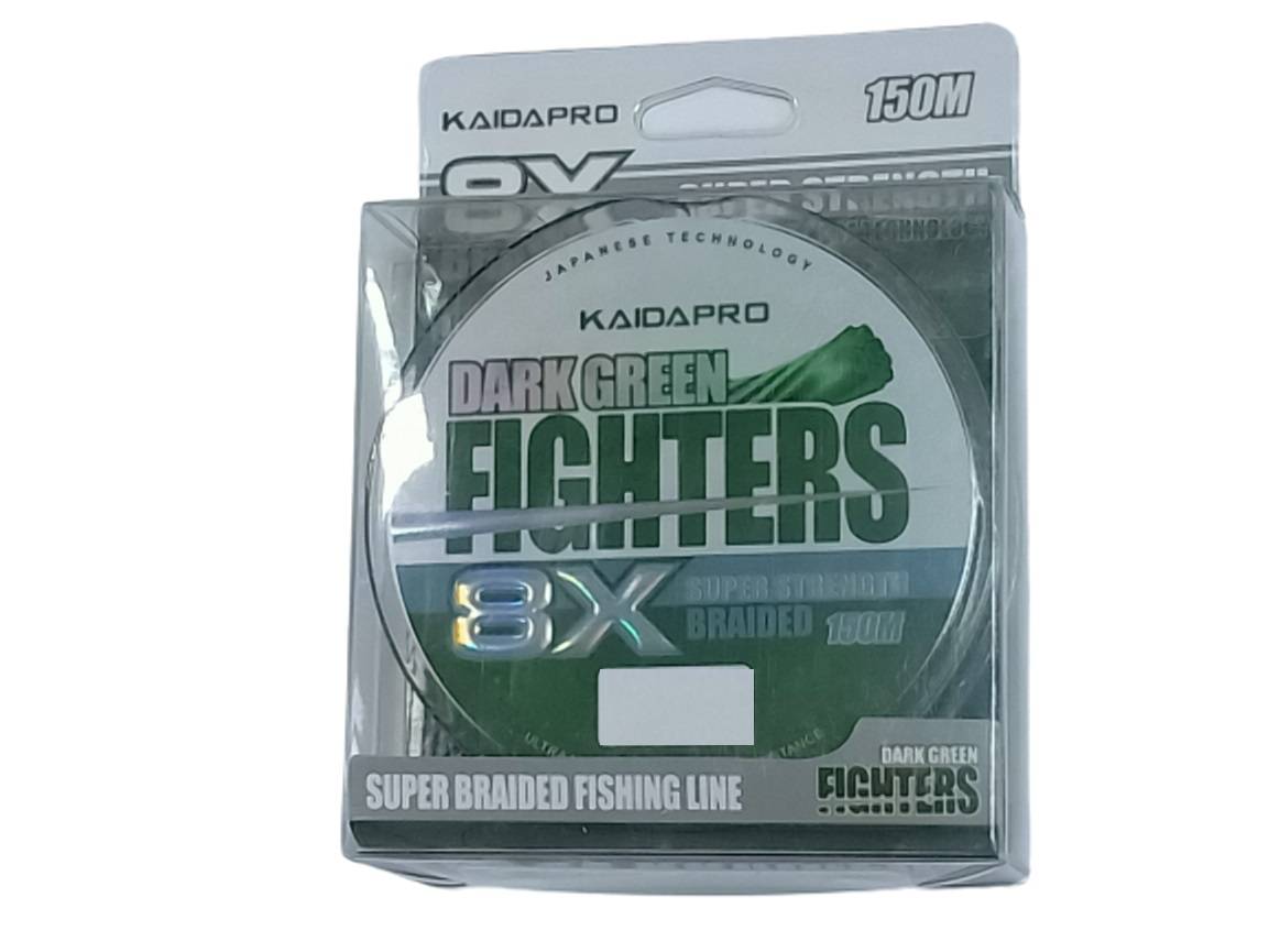 Леска плетеная Kaida Dark Green Fighter 8X 0,3 мм, 150 м, 27,5 кг, dark green, Dark Green Fighter 8X
Леска плетеная Kaida Dark Green Fighter 8X 0,3 мм, 150 м, 27,5 кг, dark green, Dark Green Fighter 8X
