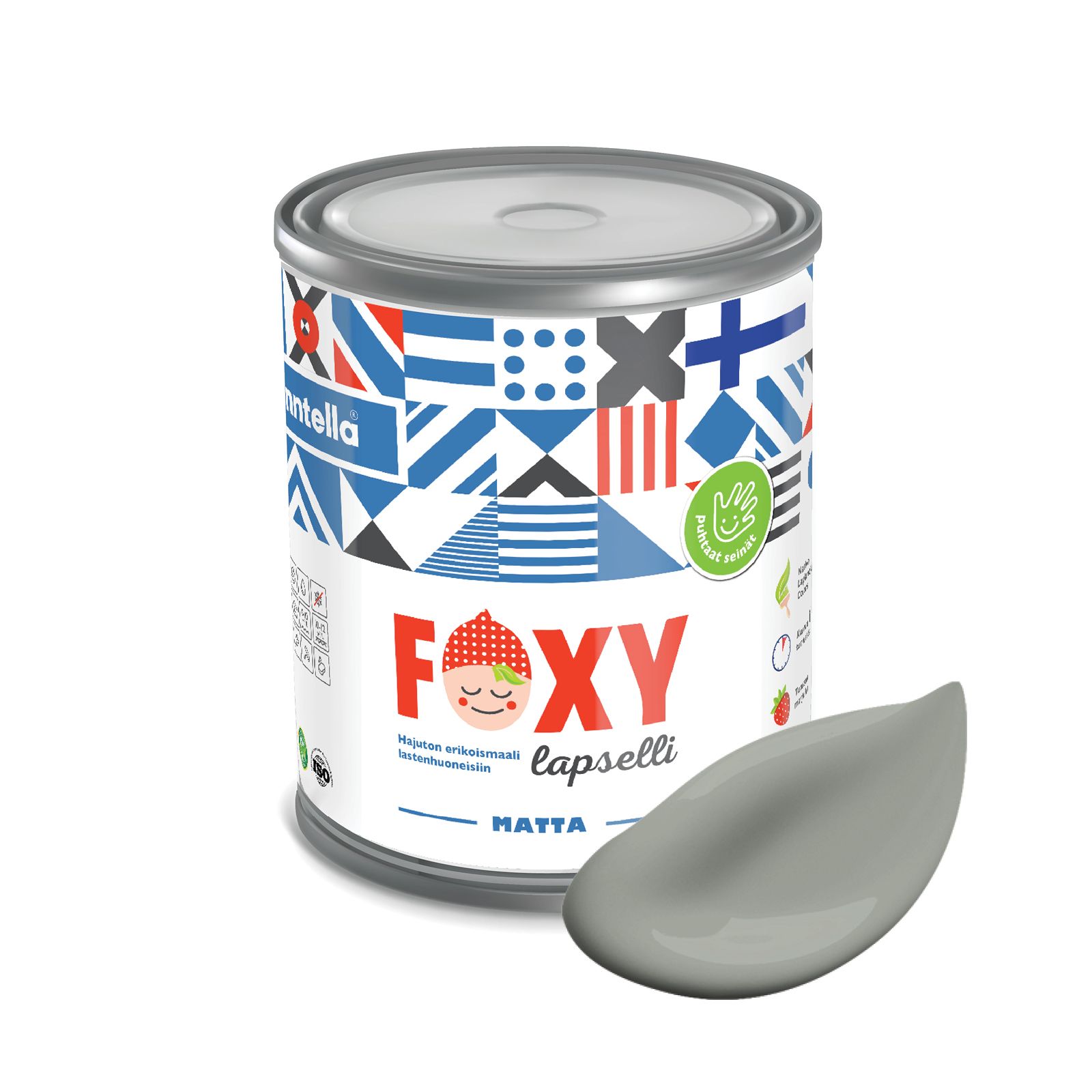 Краска для детской комнаты FOXY LAPSELLI matte, финская краска, матовая, моющаяся, цвет SA, Зеленый, для детской комнаты FOXY LAPSELLI matte, финская матовая, моющаяся
Краска для детской комнаты FOXY LAPSELLI matte, финская краска, матовая, моющаяся, цвет SA, Зеленый, для детской комнаты FOXY LAPSELLI matte, финская матовая, моющаяся
