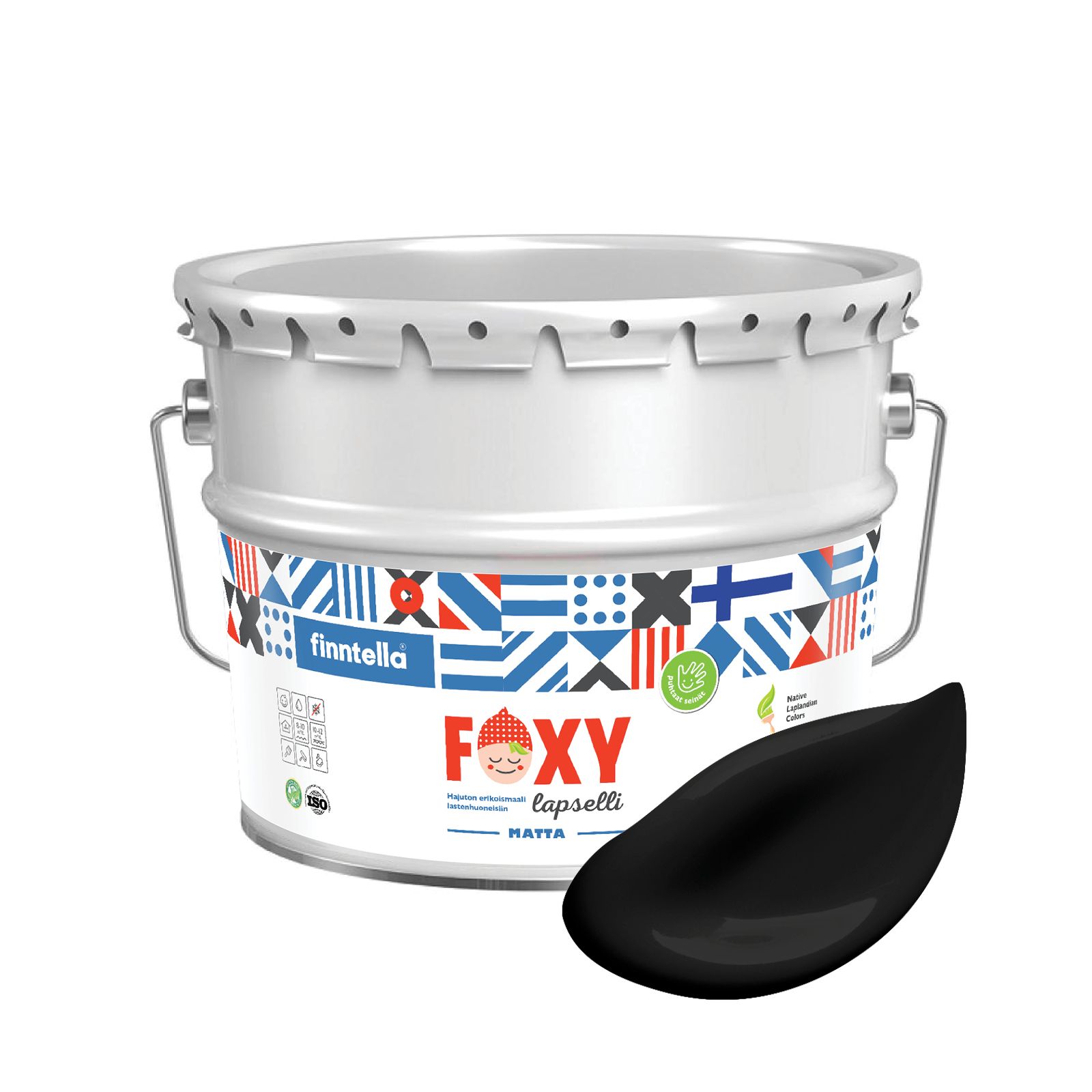 Краска для детской комнаты FOXY LAPSELLI matte, финская краска, матовая, моющаяся, цвет HI, Черный, для детской комнаты FOXY LAPSELLI matte, финская матовая, моющаяся
Краска для детской комнаты FOXY LAPSELLI matte, финская краска, матовая, моющаяся, цвет HI, Черный, для детской комнаты FOXY LAPSELLI matte, финская матовая, моющаяся