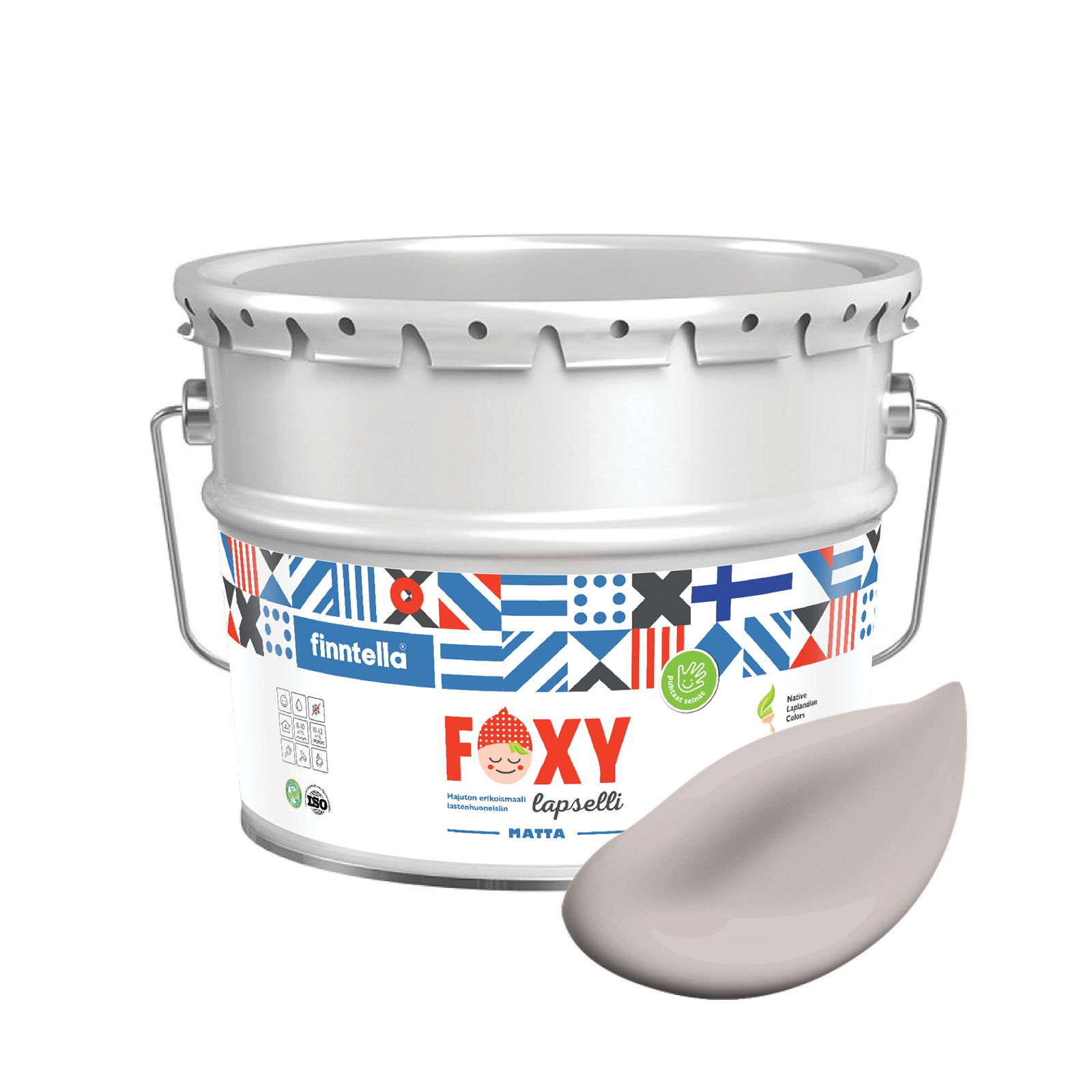 Краска для детской комнаты FOXY LAPSELLI matte, финская краска, матовая, моющаяся, цвет PE, Серый, для детской комнаты FOXY LAPSELLI matte, финская матовая, моющаяся
Краска для детской комнаты FOXY LAPSELLI matte, финская краска, матовая, моющаяся, цвет PE, Серый, для детской комнаты FOXY LAPSELLI matte, финская матовая, моющаяся