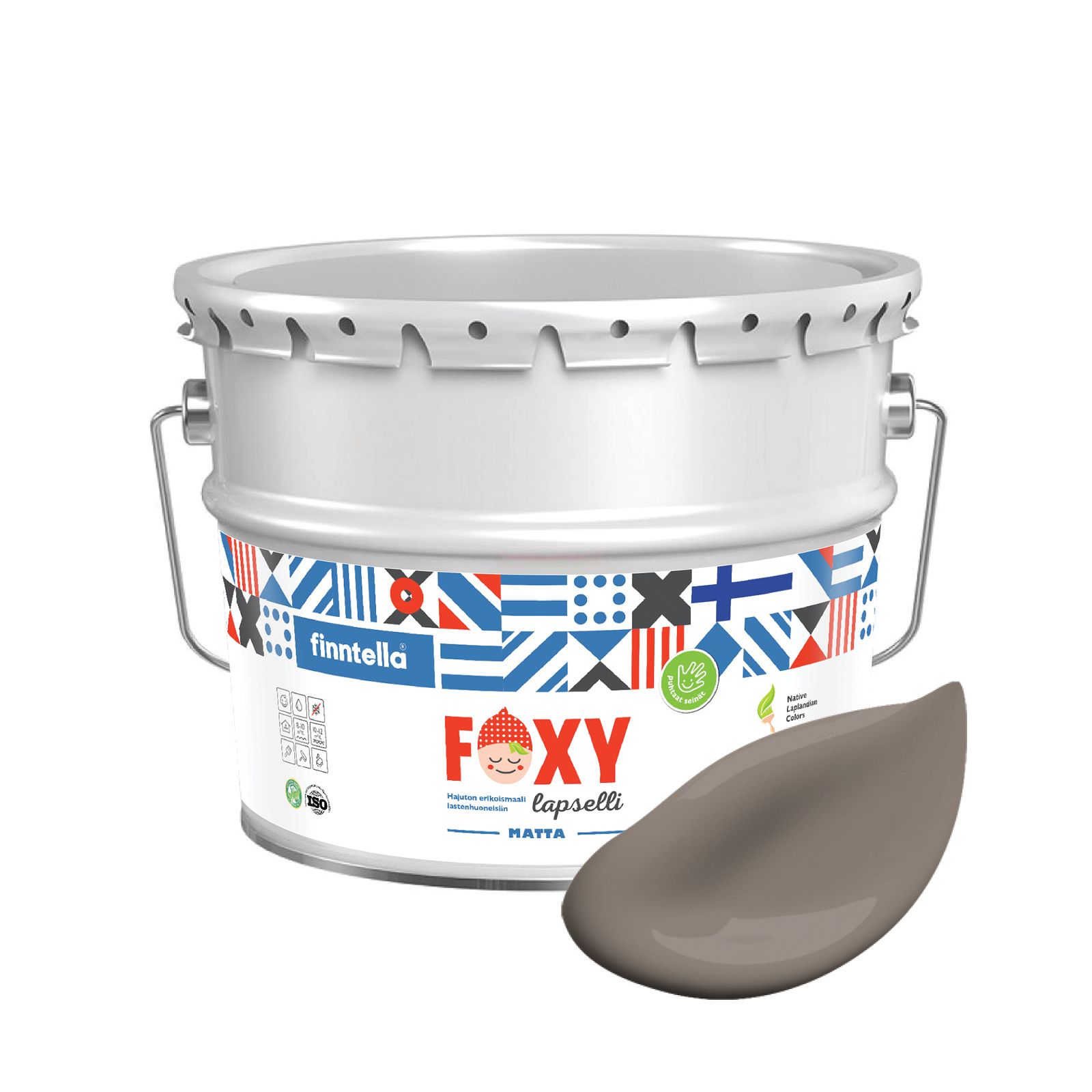 Краска для детской комнаты FOXY LAPSELLI matte, финская краска, матовая, моющаяся, цвет PO, Коричневый, для детской комнаты FOXY LAPSELLI matte, финская матовая, моющаяся
Краска для детской комнаты FOXY LAPSELLI matte, финская краска, матовая, моющаяся, цвет PO, Коричневый, для детской комнаты FOXY LAPSELLI matte, финская матовая, моющаяся
