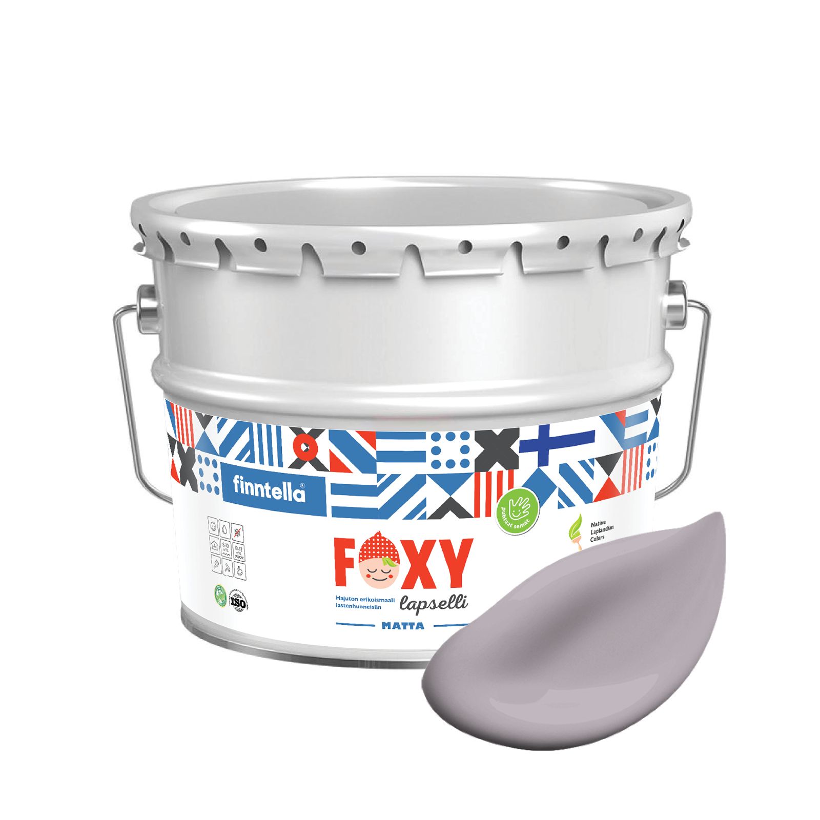 Краска для детской комнаты FOXY LAPSELLI matte, финская краска, матовая, моющаяся, цвет TO, Серый, для детской комнаты FOXY LAPSELLI matte, финская матовая, моющаяся
Краска для детской комнаты FOXY LAPSELLI matte, финская краска, матовая, моющаяся, цвет TO, Серый, для детской комнаты FOXY LAPSELLI matte, финская матовая, моющаяся