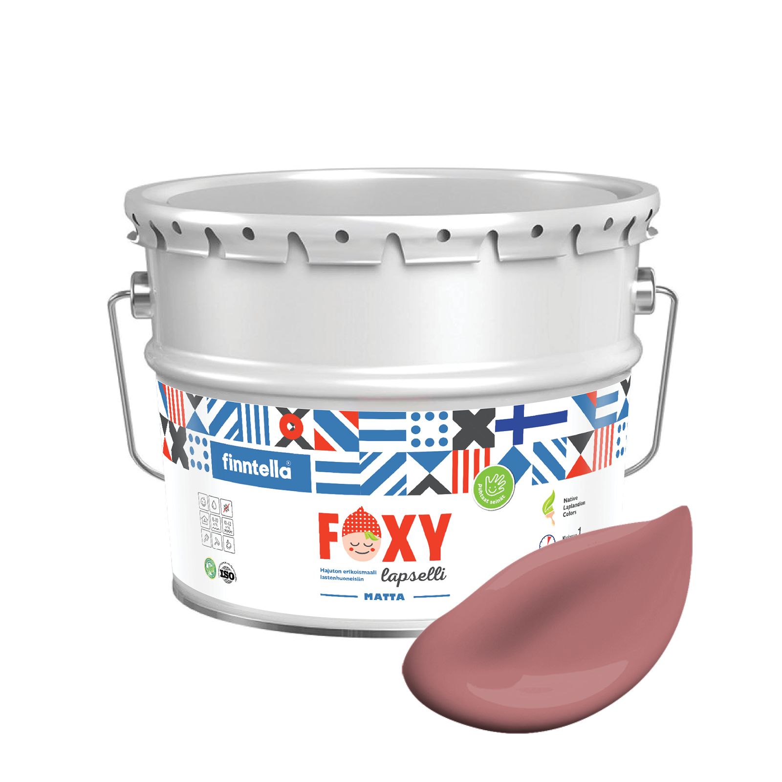 Краска для детской комнаты FOXY LAPSELLI matte, финская краска, матовая, моющаяся, цвет PU, Розовый, для детской комнаты FOXY LAPSELLI matte, финская матовая, моющаяся
Краска для детской комнаты FOXY LAPSELLI matte, финская краска, матовая, моющаяся, цвет PU, Розовый, для детской комнаты FOXY LAPSELLI matte, финская матовая, моющаяся