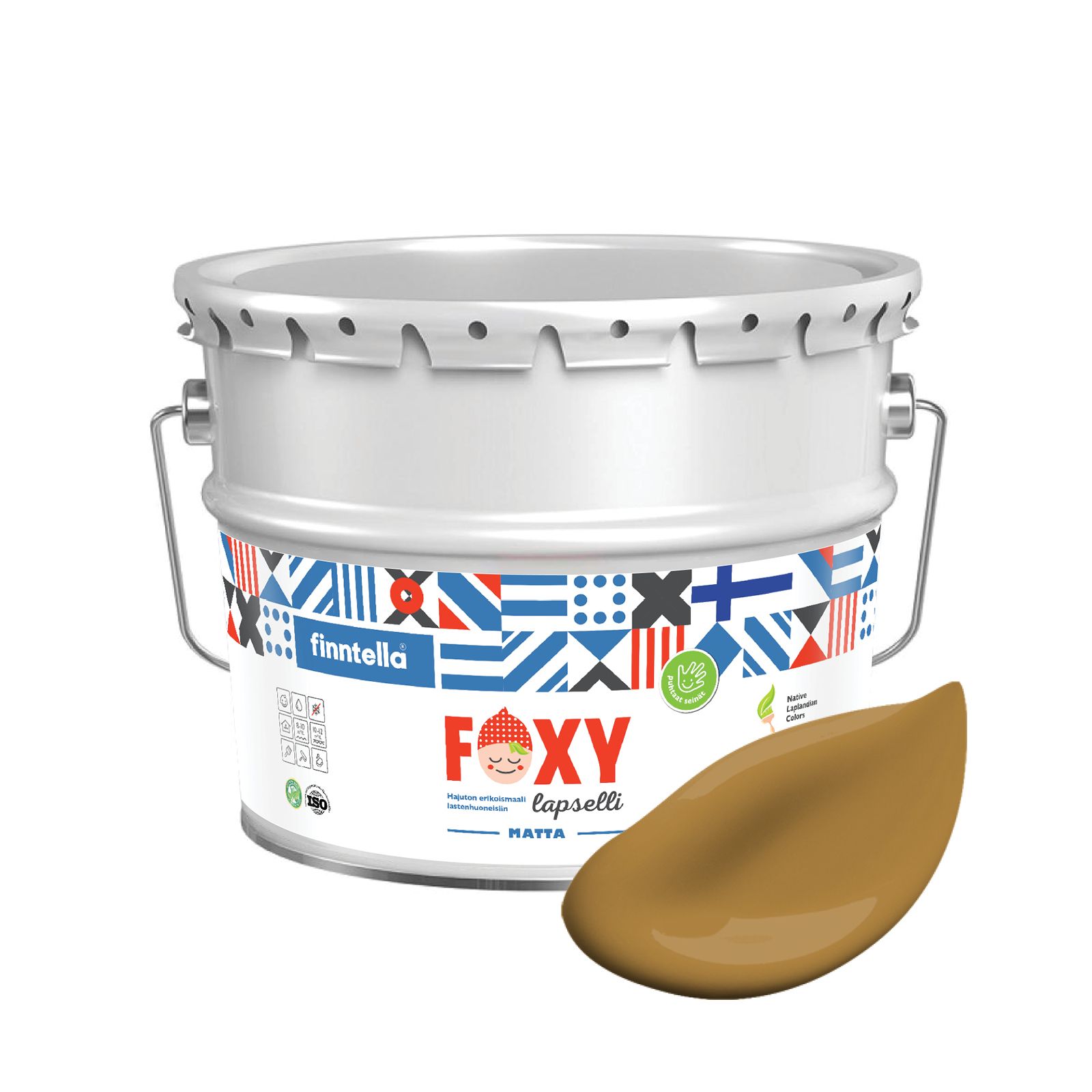 Краска для детской комнаты FOXY LAPSELLI matte, финская краска, матовая, моющаяся, цвет OR, Коричневый, для детской комнаты FOXY LAPSELLI matte, финская матовая, моющаяся
Краска для детской комнаты FOXY LAPSELLI matte, финская краска, матовая, моющаяся, цвет OR, Коричневый, для детской комнаты FOXY LAPSELLI matte, финская матовая, моющаяся