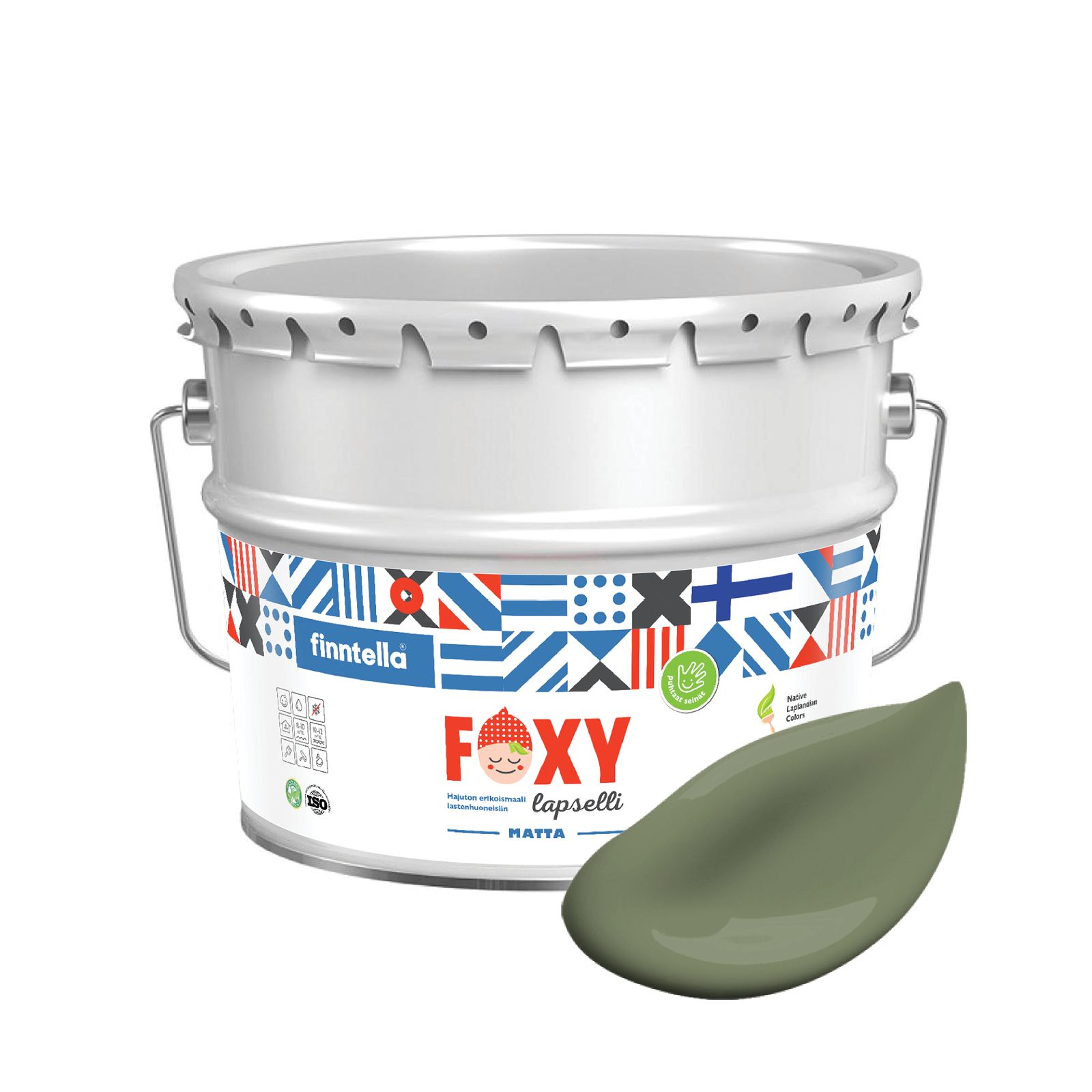 Краска для детской комнаты FOXY LAPSELLI matte, финская краска, матовая, моющаяся, цвет PU, Зеленый, для детской комнаты FOXY LAPSELLI matte, финская матовая, моющаяся
Краска для детской комнаты FOXY LAPSELLI matte, финская краска, матовая, моющаяся, цвет PU, Зеленый, для детской комнаты FOXY LAPSELLI matte, финская матовая, моющаяся