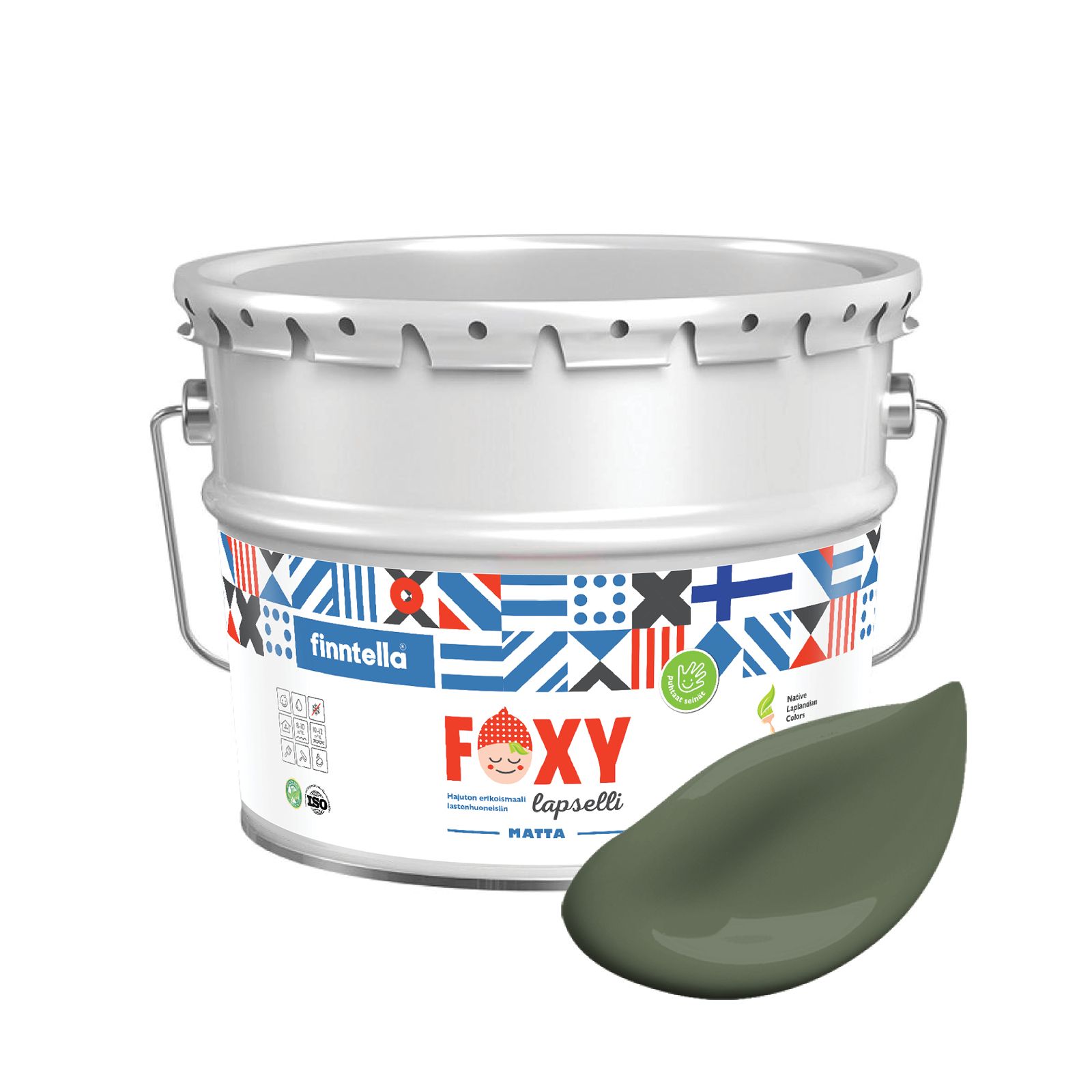 Краска для детской комнаты FOXY LAPSELLI matte, финская краска, матовая, моющаяся, цвет PU, Зеленый, для детской комнаты FOXY LAPSELLI matte, финская матовая, моющаяся
Краска для детской комнаты FOXY LAPSELLI matte, финская краска, матовая, моющаяся, цвет PU, Зеленый, для детской комнаты FOXY LAPSELLI matte, финская матовая, моющаяся