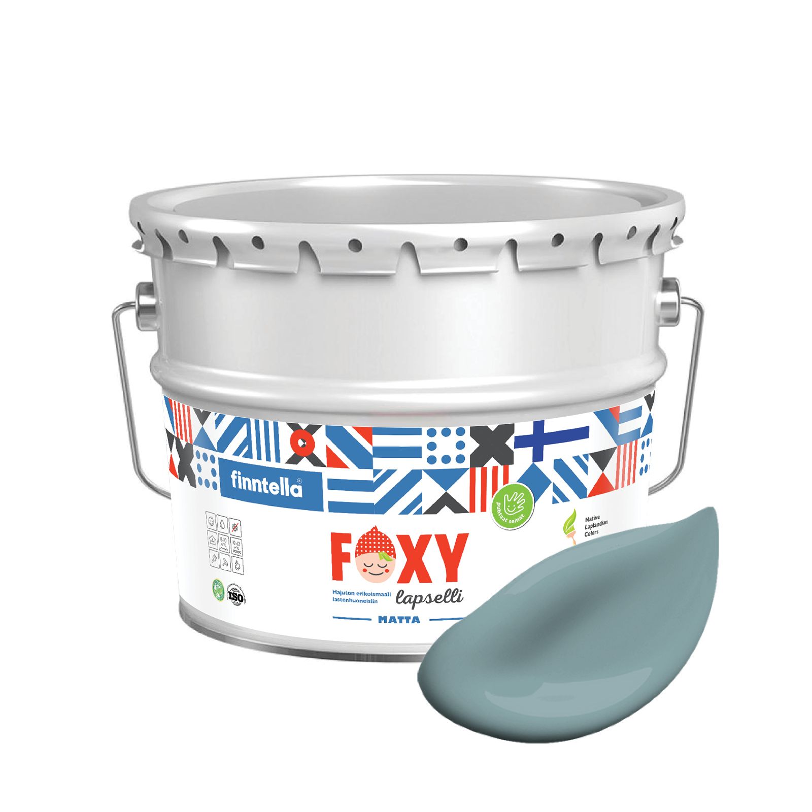 Краска для детской комнаты FOXY LAPSELLI matte, финская краска, матовая, моющаяся, цвет MA, Голубой, для детской комнаты FOXY LAPSELLI matte, финская матовая, моющаяся
Краска для детской комнаты FOXY LAPSELLI matte, финская краска, матовая, моющаяся, цвет MA, Голубой, для детской комнаты FOXY LAPSELLI matte, финская матовая, моющаяся