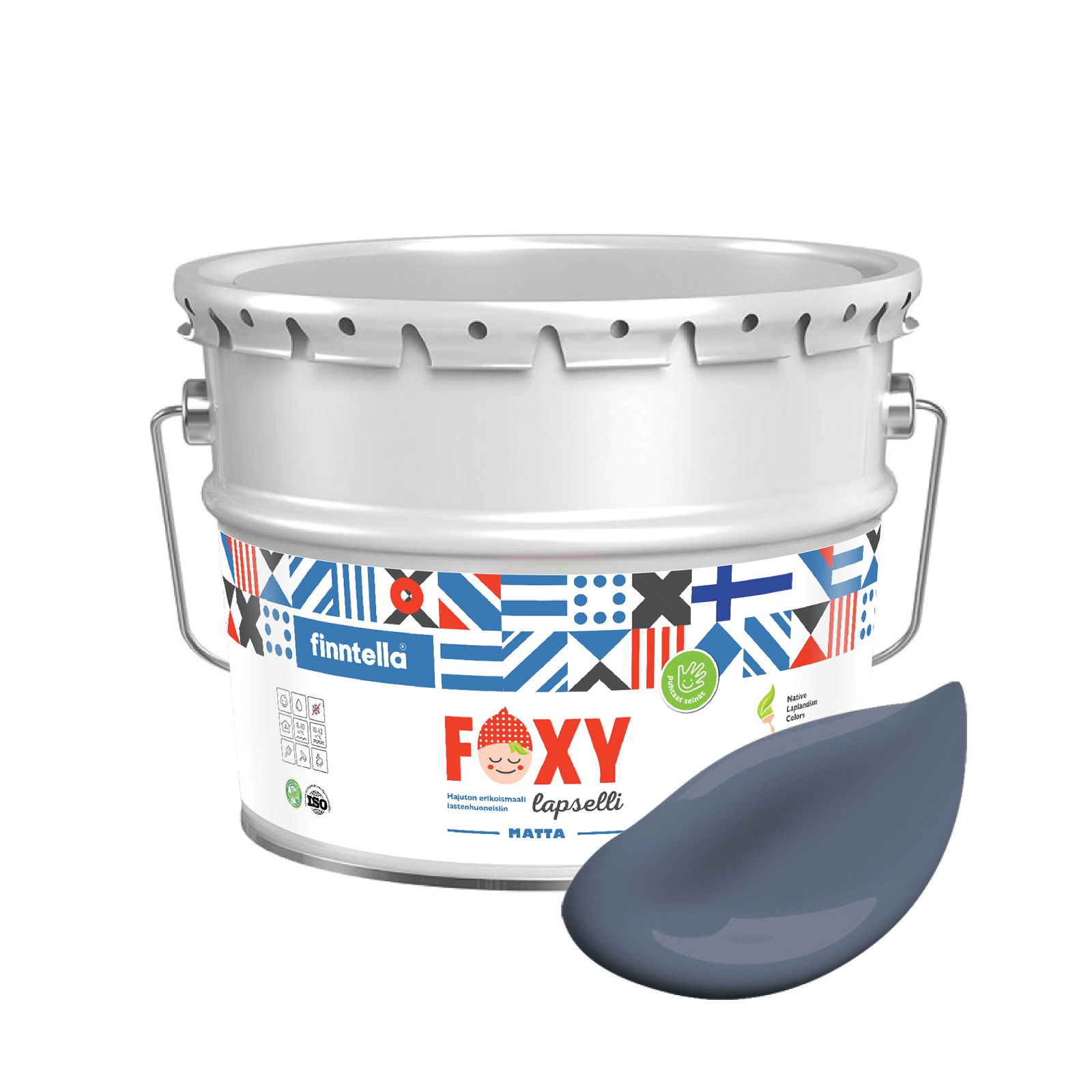 Краска для детской комнаты FOXY LAPSELLI matte, финская краска, матовая, моющаяся, цвет PI, Синий, для детской комнаты FOXY LAPSELLI matte, финская матовая, моющаяся
Краска для детской комнаты FOXY LAPSELLI matte, финская краска, матовая, моющаяся, цвет PI, Синий, для детской комнаты FOXY LAPSELLI matte, финская матовая, моющаяся