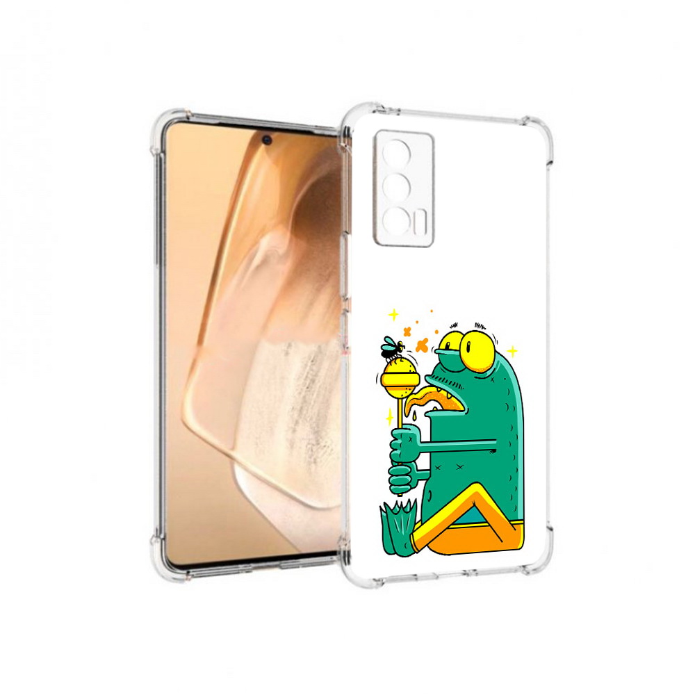 Чехол MyPads Tocco для Vivo iQOO Neo 5 Зеленая лягушка с чупа чупсом (PT226960.398.85), Прозрачный, Tocco
Чехол MyPads Tocco для Vivo iQOO Neo 5 Зеленая лягушка с чупа чупсом (PT226960.398.85), Прозрачный, Tocco