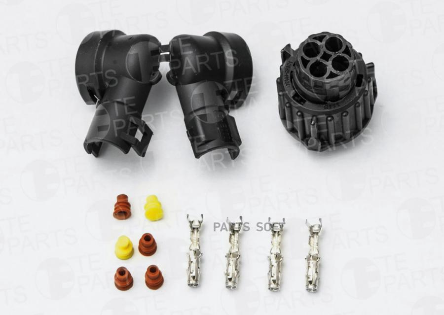 TEPARTS 7810469 Разъём угловой 4-х контактный (ответная часть 7802781) (комплектация: 4-pi
TEPARTS 7810469 Разъём угловой 4-х контактный (ответная часть 7802781) (комплектация: 4-pi
