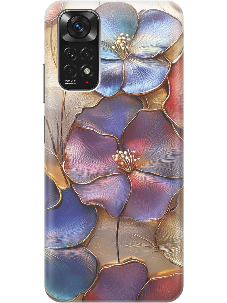 Силиконовый чехол на Xiaomi Redmi Note 11 / Note 11S с принтом "Позолоченные цветы", Прозрачный;золотистый;красный;синий, 735250224
Силиконовый чехол на Xiaomi Redmi Note 11 / Note 11S с принтом "Позолоченные цветы", Прозрачный;золотистый;красный;синий, 735250224
