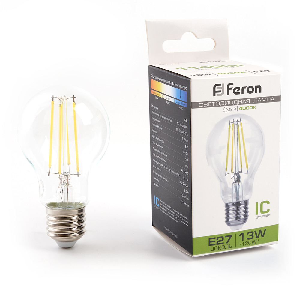 Лампочка светодиодная FERON арт.38240, LB-613, 13W, 230V, E27, 4000К, шар, уп. 5 шт., LB-613
Лампочка светодиодная FERON арт.38240, LB-613, 13W, 230V, E27, 4000К, шар, уп. 5 шт., LB-613