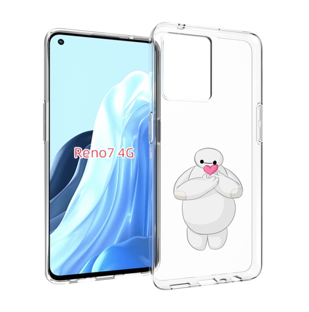 Чехол MyPads снеговик-с-сердечком для OPPO RENO 7 4G, Прозрачный, Tocco 
Чехол MyPads снеговик-с-сердечком для OPPO RENO 7 4G, Прозрачный, Tocco