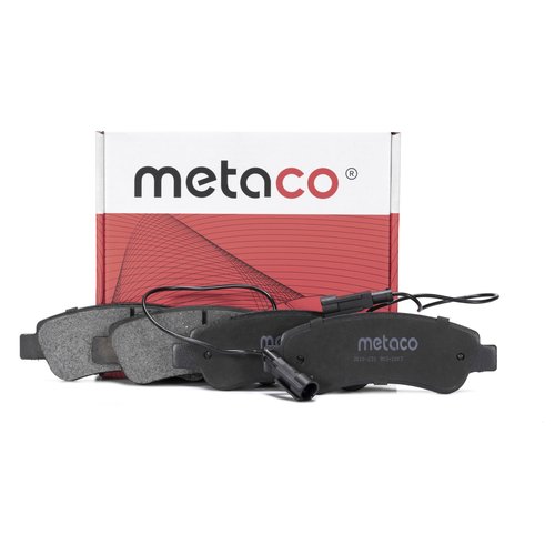 Тормозные колодки METACO задние дисковые 3010231