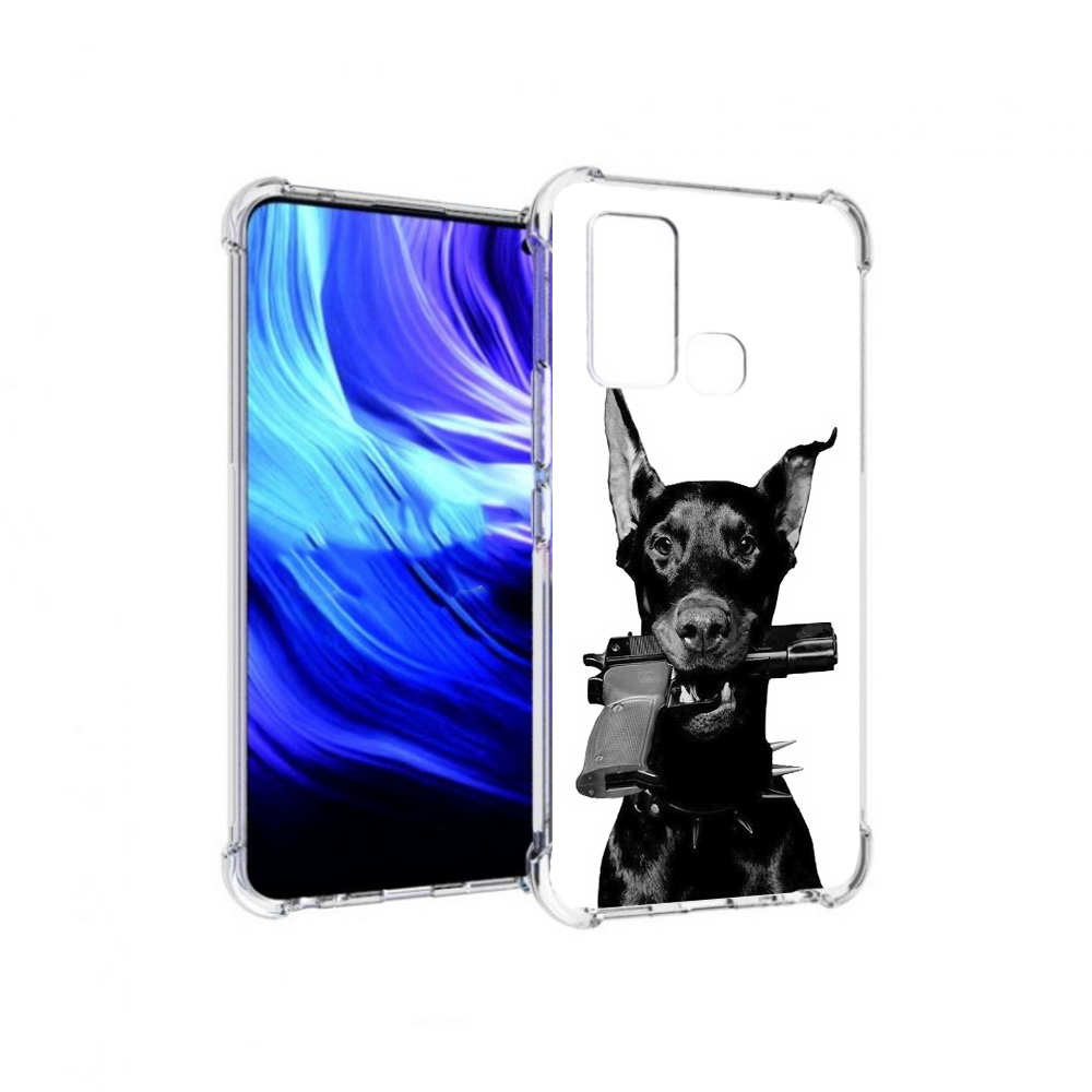 Чехол MyPads Tocco для Vivo Z6 доберман с пистолетом (PT226976.399.331), Прозрачный, Tocco
Чехол MyPads Tocco для Vivo Z6 доберман с пистолетом (PT226976.399.331), Прозрачный, Tocco