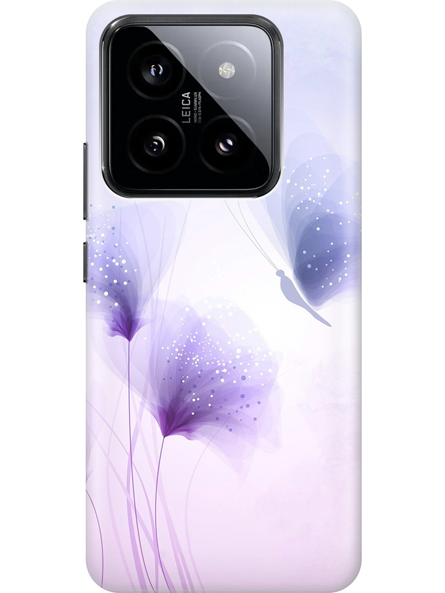 Силиконовый чехол на Xiaomi 14 Pro с рисунком "Бабочка и фиолетовые цветы", Фиолетовый, 20012090
Силиконовый чехол на Xiaomi 14 Pro с рисунком "Бабочка и фиолетовые цветы", Фиолетовый, 20012090