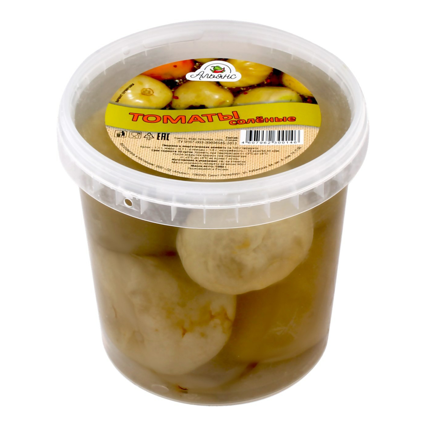 Помидоры Альянс соленые 1 кг
Помидоры Альянс соленые 1 кг
