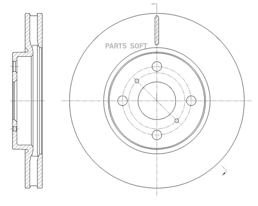 Тормозной диск GBRAKE вентилируемый GR20597
Тормозной диск GBRAKE вентилируемый GR20597