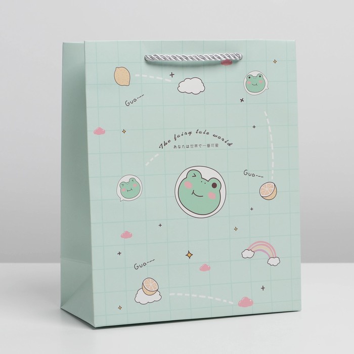 Пакет «Милая лягушка», 24 х 19 х 9,5 см, Коллекция упаковки "Персонажи"
Пакет «Милая лягушка», 24 х 19 х 9,5 см, Коллекция упаковки "Персонажи"