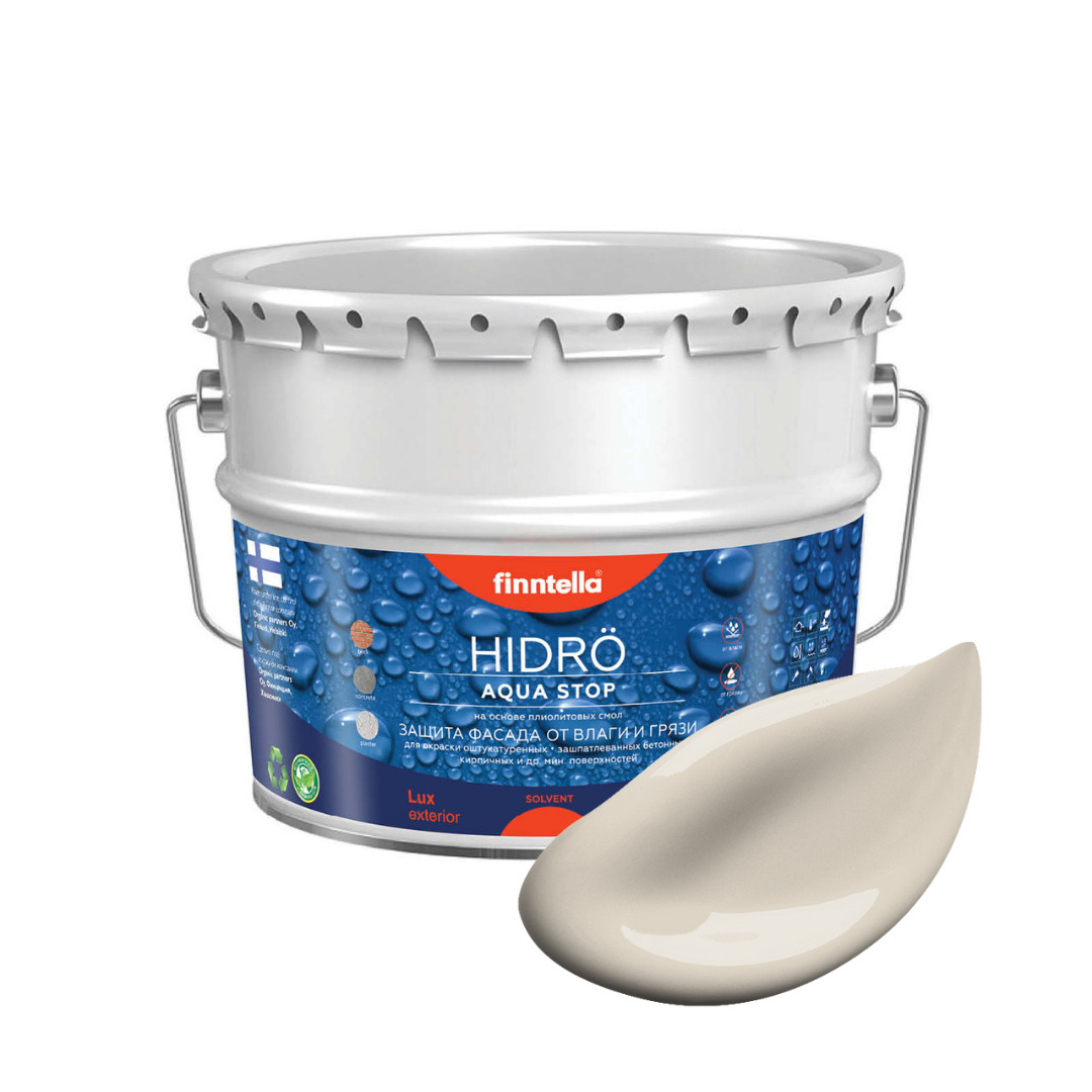 Краска HIDRO, RANTA бежевый, 9л, HIDRO самоочищающаяся фасадная со свойствами лотоса, плиолит-полиуретановая
Краска HIDRO, RANTA бежевый, 9л, HIDRO самоочищающаяся фасадная со свойствами лотоса, плиолит-полиуретановая