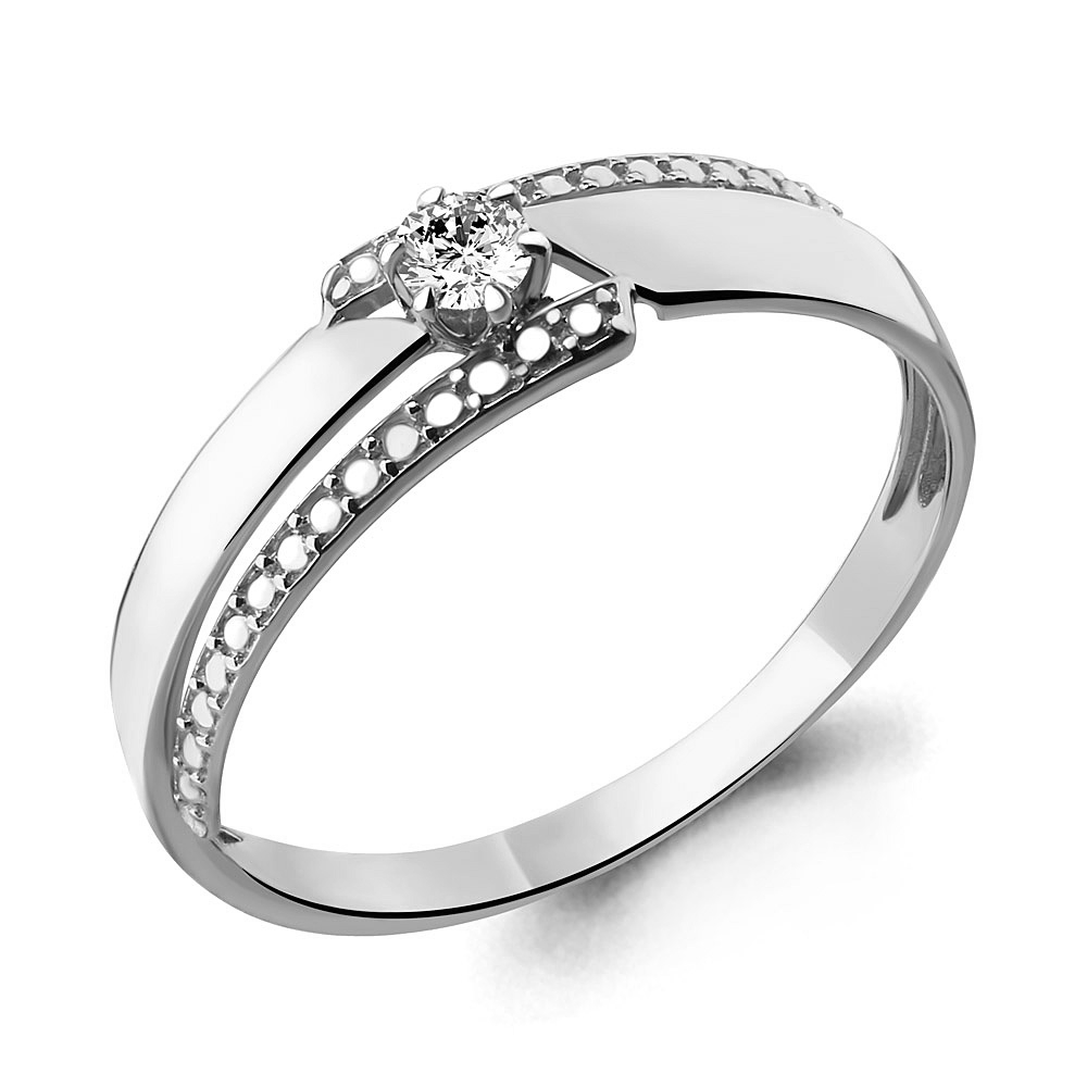 Кольцо из белого золота с бриллиантом Aquamarine Aquamarine 963217_585_бз р. 17, 963217_585_бз
Кольцо из белого золота с бриллиантом Aquamarine Aquamarine 963217_585_бз р. 17, 963217_585_бз