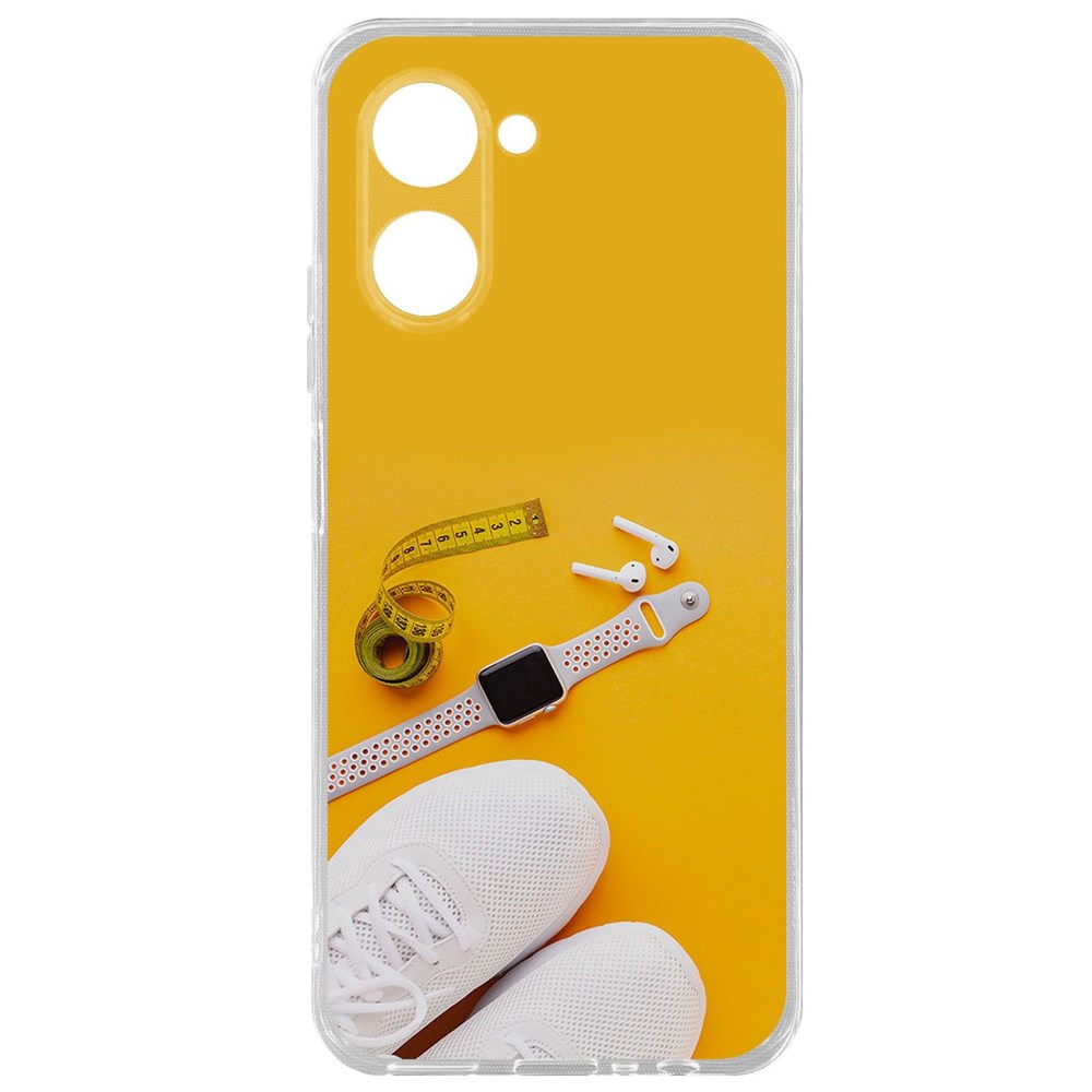 Чехол-накладка Krutoff Clear Case Кроссовки женские Фитнес для Realme C33 2023, Прозрачный
Чехол-накладка Krutoff Clear Case Кроссовки женские Фитнес для Realme C33 2023, Прозрачный