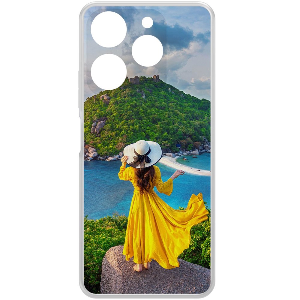 Чехол-накладка Krutoff Clear Case Платье летнее женское для TECNO Spark 10 Pro, Прозрачный
Чехол-накладка Krutoff Clear Case Платье летнее женское для TECNO Spark 10 Pro, Прозрачный