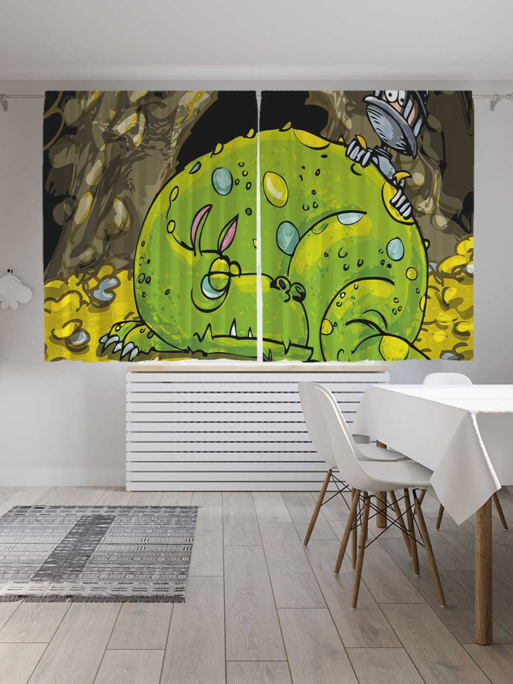 Классические шторы JoyArty "Дракон на страже", серия Oxford DeLux, 2 полотна 145x180 см, Дракон на страже
Классические шторы JoyArty "Дракон на страже", серия Oxford DeLux, 2 полотна 145x180 см, Дракон на страже