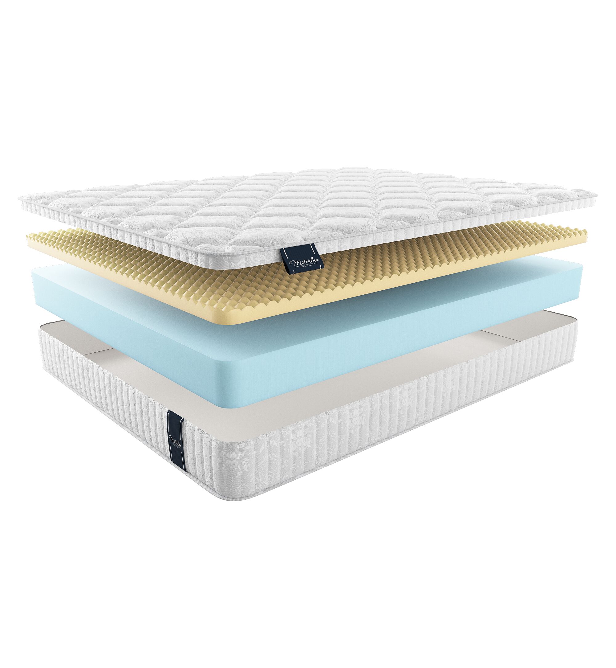 Матрас Materlux New Elite Lissabon 80х220, Бежевый;белый;серый;серебристый, Lissabon 
Матрас Materlux New Elite Lissabon 80х220, Бежевый;белый;серый;серебристый, Lissabon