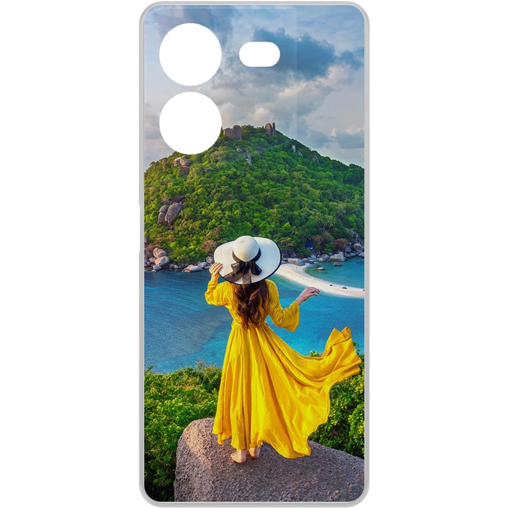 Чехол-накладка Krutoff Clear Case Платье летнее женское для TECNO Pova 5 Pro, Прозрачный
Чехол-накладка Krutoff Clear Case Платье летнее женское для TECNO Pova 5 Pro, Прозрачный