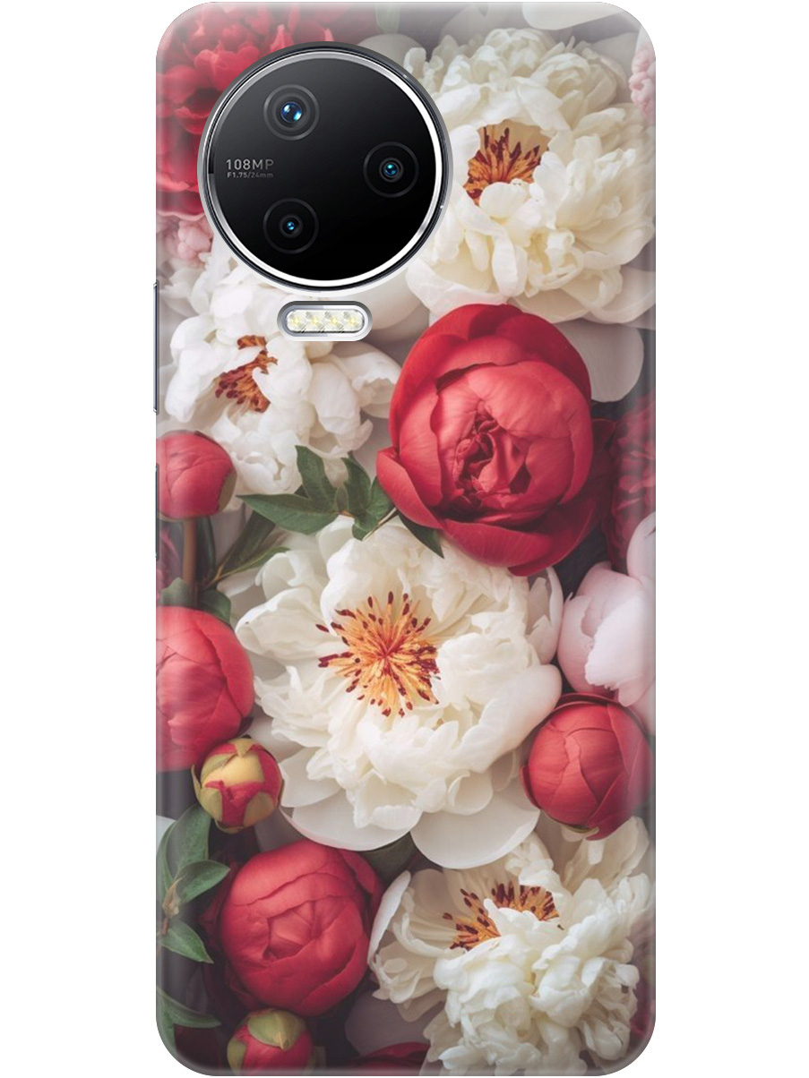 Силиконовый чехол на Infinix Note 12 Pro с рисунком "Красно-белые пионы", Белый;красный, 20000168
Силиконовый чехол на Infinix Note 12 Pro с рисунком "Красно-белые пионы", Белый;красный, 20000168