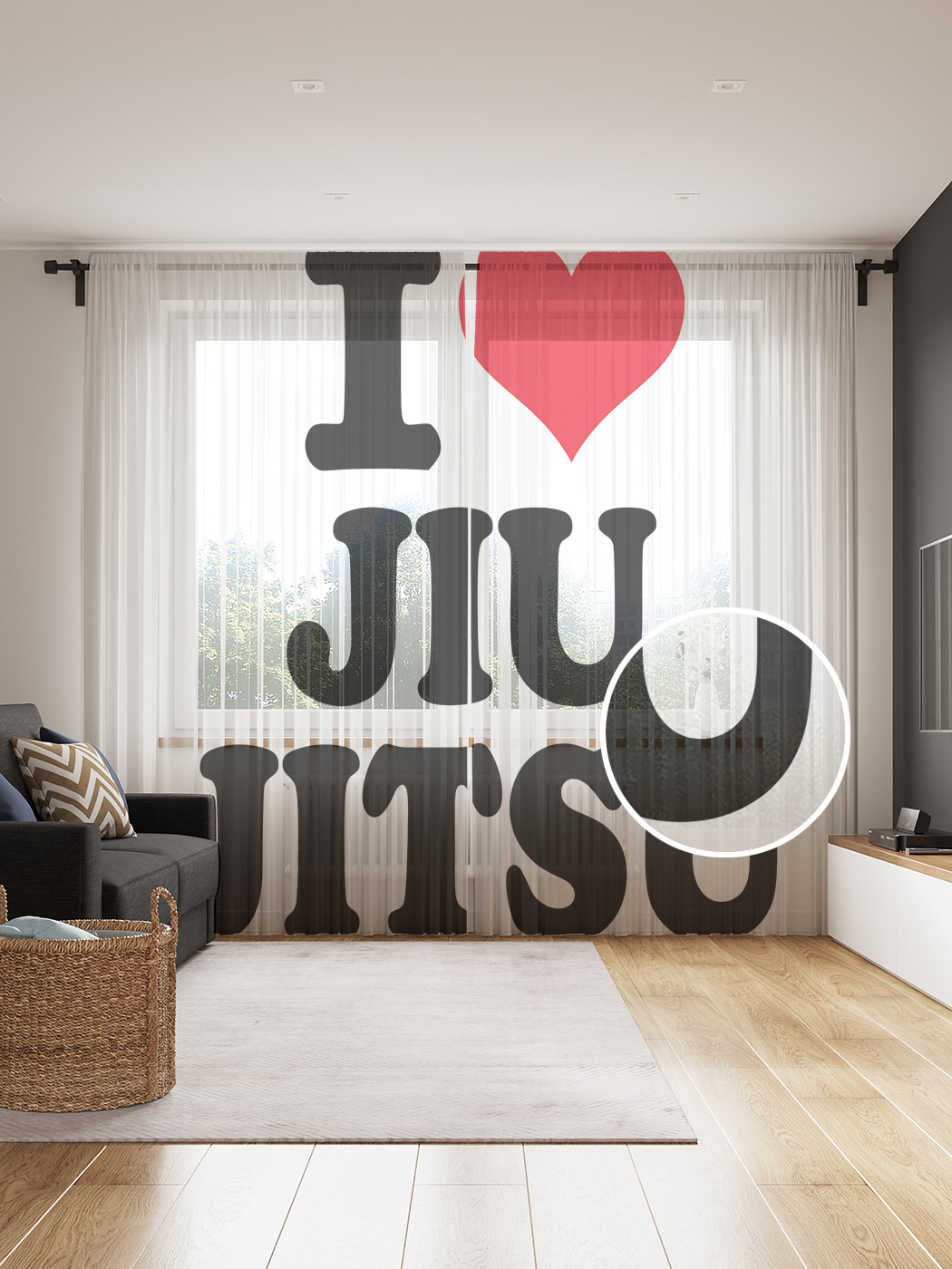 Фототюль JoyArty "Я люблю джиу-джитсу", 145x265см, 2 полотна, лента, 50 крючков, Я люблю джиу-джитсу
Фототюль JoyArty "Я люблю джиу-джитсу", 145x265см, 2 полотна, лента, 50 крючков, Я люблю джиу-джитсу