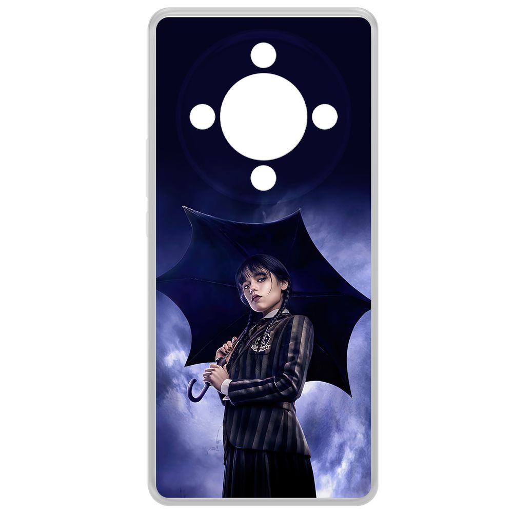 Чехол-накладка Krutoff Clear Case Уэнсдей Аддамс - Уэнсдей под зонтом для Honor X9b, Прозрачный
Чехол-накладка Krutoff Clear Case Уэнсдей Аддамс - Уэнсдей под зонтом для Honor X9b, Прозрачный