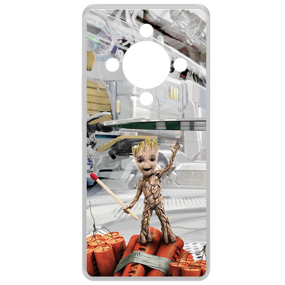 Чехол-накладка Krutoff Clear Case Стражи Галактики. Малыш Грут для Honor X9b, Прозрачный
Чехол-накладка Krutoff Clear Case Стражи Галактики. Малыш Грут для Honor X9b, Прозрачный