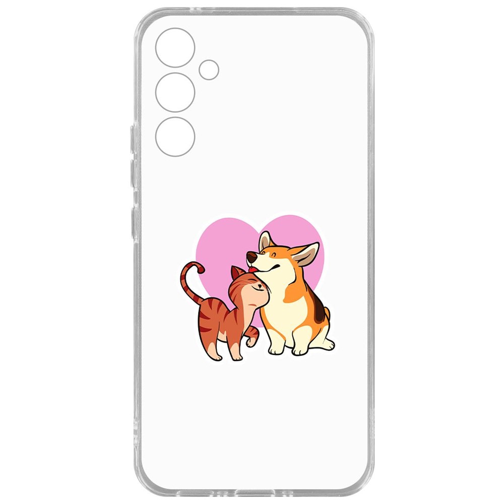 Чехол-накладка Krutoff Clear Case Любовь противоположностей для Samsung Galaxy A34 5G, Прозрачный
Чехол-накладка Krutoff Clear Case Любовь противоположностей для Samsung Galaxy A34 5G, Прозрачный