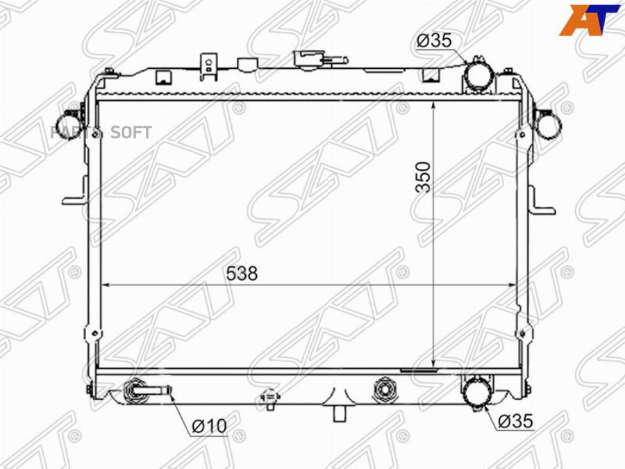 SAT Радиатор NISSAN VANETTEMAZDA BONGOMITSUBISHI DELICA бензин 99- SAT NS0005
SAT Радиатор NISSAN VANETTEMAZDA BONGOMITSUBISHI DELICA бензин 99- SAT NS0005