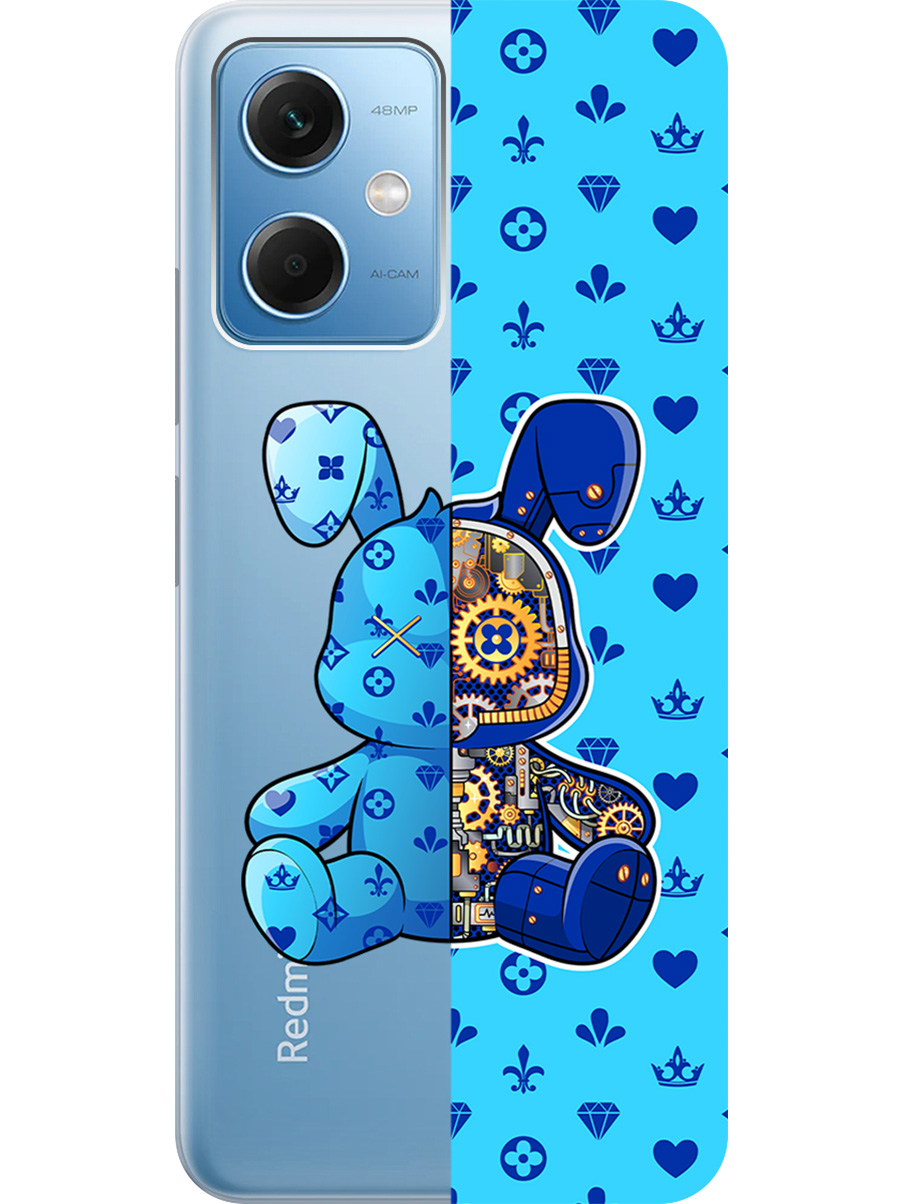 Силиконовый чехол на Xiaomi Redmi Note 12 с принтом "Голубой Кролик с механизмом", Прозрачный;голубой;синий, 762098371
Силиконовый чехол на Xiaomi Redmi Note 12 с принтом "Голубой Кролик с механизмом", Прозрачный;голубой;синий, 762098371