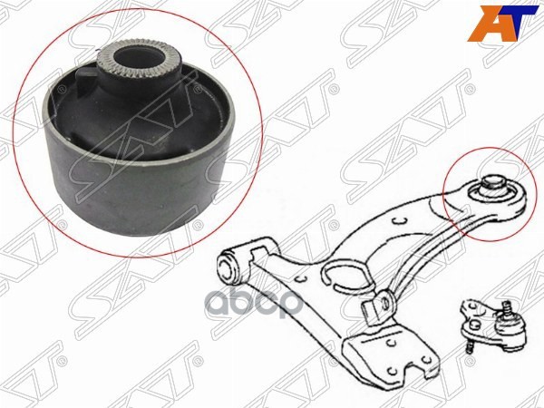 SAT ST4865542050 Сайлентблок RR (вертик) переднего нижнего рычага TOYOTA OPA/PRIUS/RAV4/VI
SAT ST4865542050 Сайлентблок RR (вертик) переднего нижнего рычага TOYOTA OPA/PRIUS/RAV4/VI