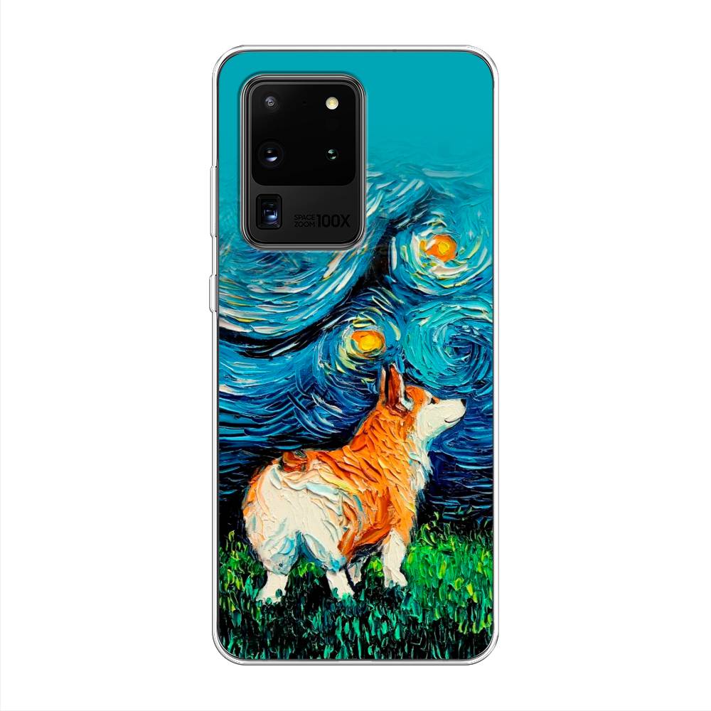 Чехол на Samsung Galaxy S20 Ultra "Корги звёздная ночь", Коричневый;белый;зеленый, 29450-1
Чехол на Samsung Galaxy S20 Ultra "Корги звёздная ночь", Коричневый;белый;зеленый, 29450-1