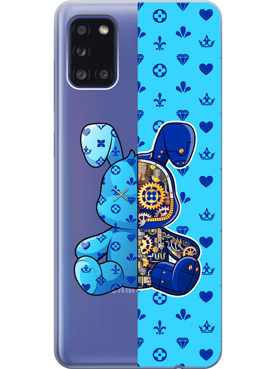 Силиконовый чехол на Samsung Galaxy A31 с принтом "Голубой Кролик с механизмом", Прозрачный;голубой;синий, 722871971
Силиконовый чехол на Samsung Galaxy A31 с принтом "Голубой Кролик с механизмом", Прозрачный;голубой;синий, 722871971