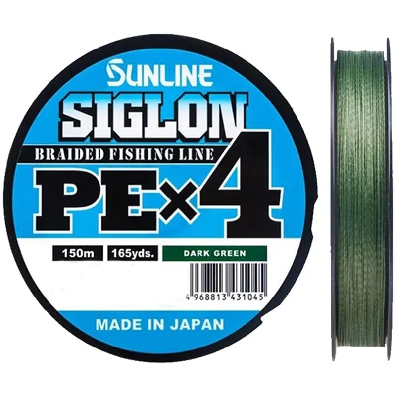 Шнур плетеный Sunline Siglon x4 150 м 0.153 мм 6.0 кг темно зеленый, Разноцветный, Siglon x4
Шнур плетеный Sunline Siglon x4 150 м 0.153 мм 6.0 кг темно зеленый, Разноцветный, Siglon x4