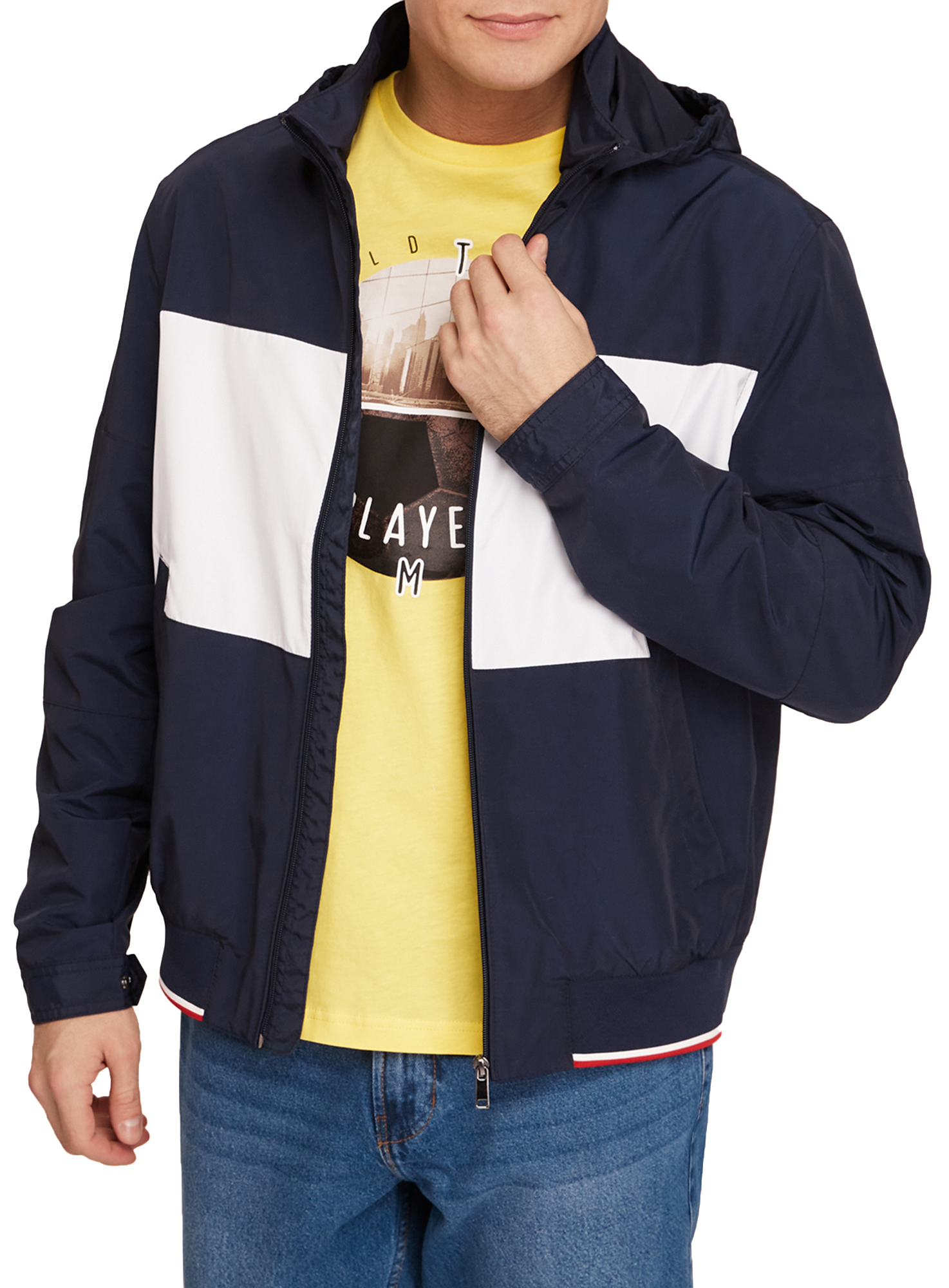 фото Ветровка мужская oodji 1l612001m синяя m