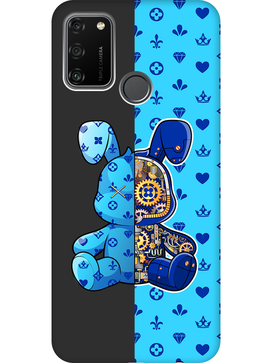 Силиконовый чехол на Honor 9A с принтом "Голубой Кролик с механизмом" матовый черный, Черный;голубой;синий, 722942071
Силиконовый чехол на Honor 9A с принтом "Голубой Кролик с механизмом" матовый черный, Черный;голубой;синий, 722942071